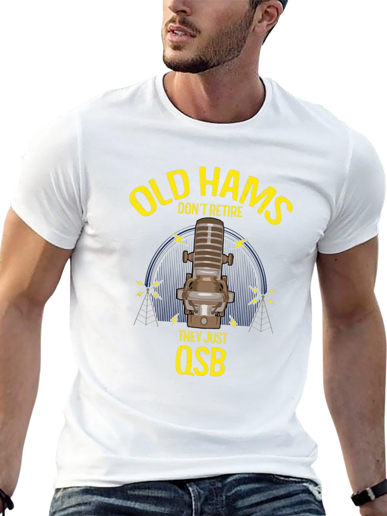 Old Hams Dont Retire T-Shirt Ham Radio Operator