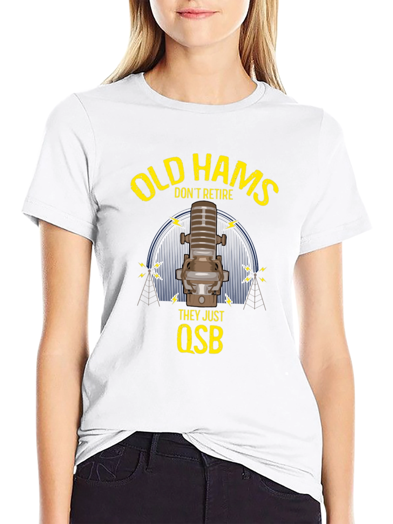 Old Hams Dont Retire T-Shirt Ham Radio Operator