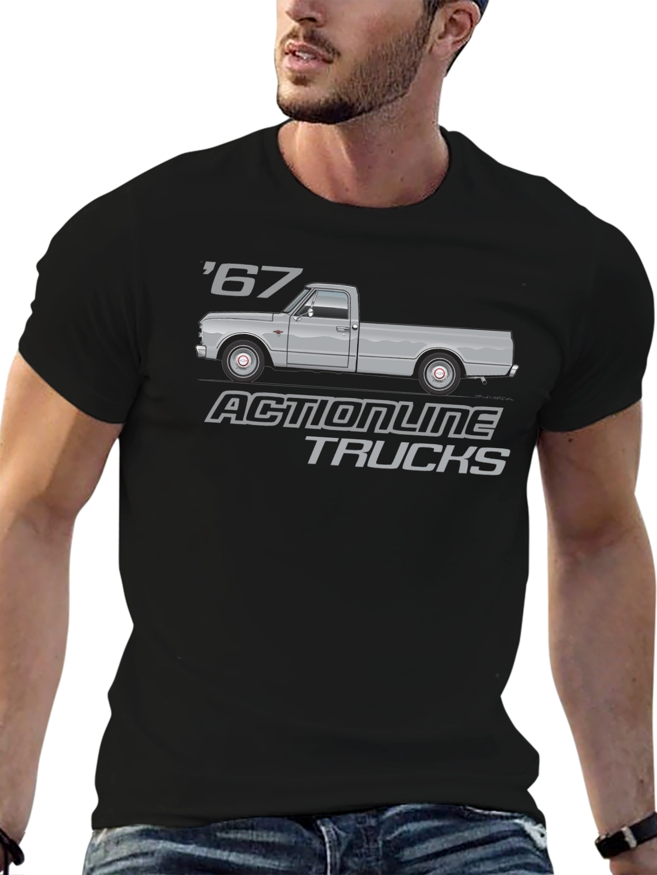 Actionline Trucks 67 Graphic Tee - Black