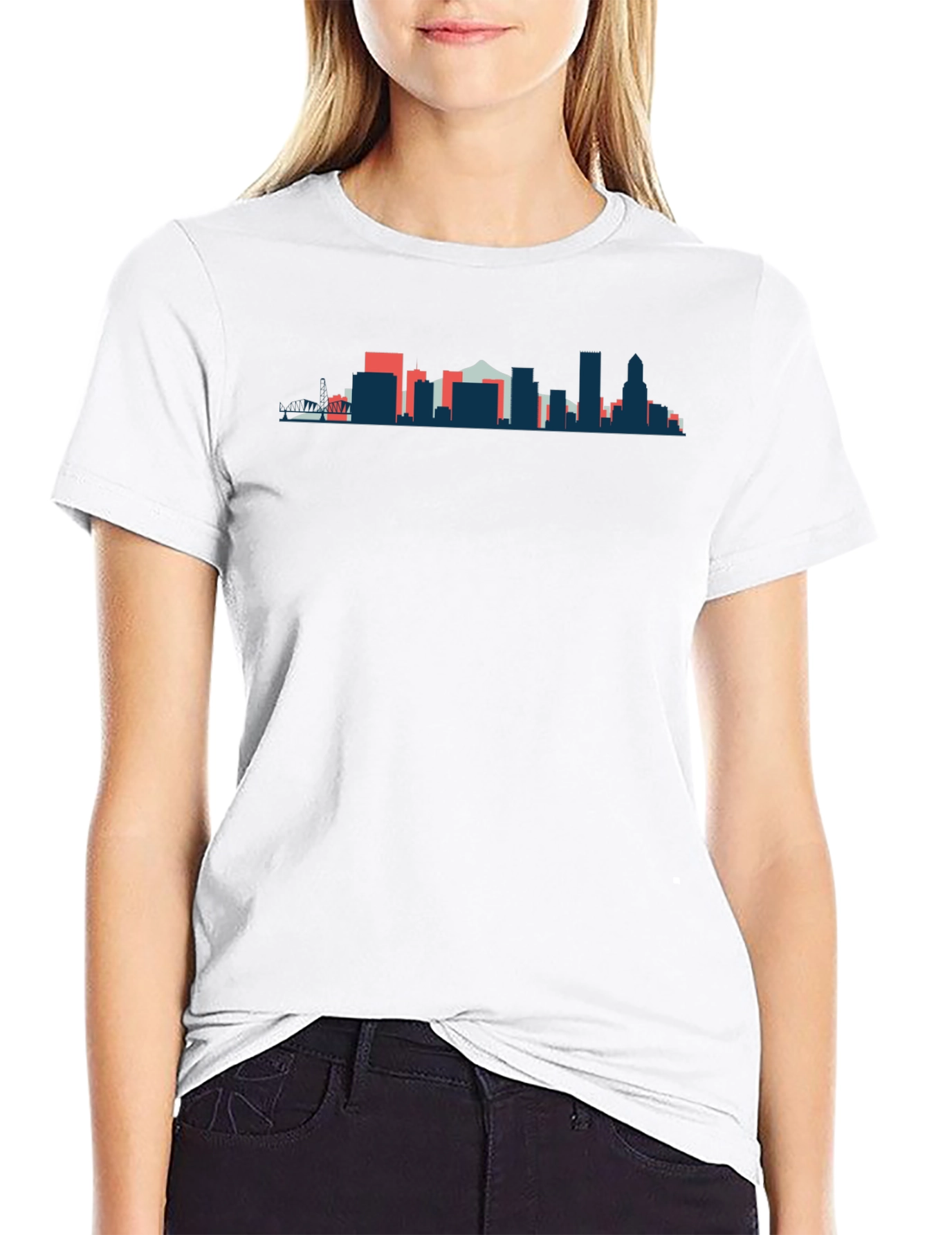 City Skyline Graphic T-Shirt - Stylish Urban Design