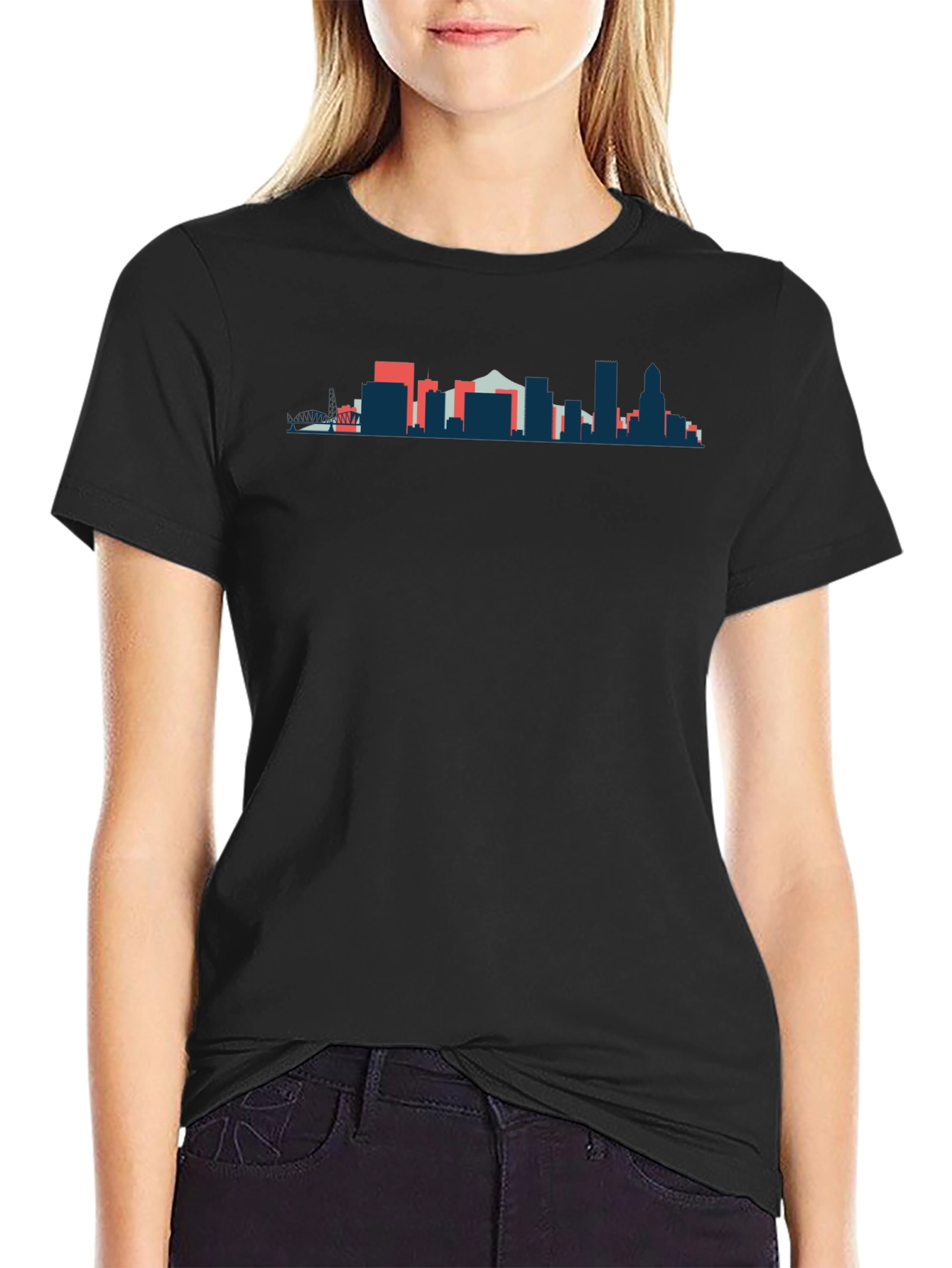 City Skyline Graphic T-Shirt - Stylish Urban Design