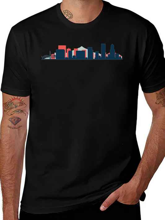 City Skyline Graphic T-Shirt - Stylish Urban Design