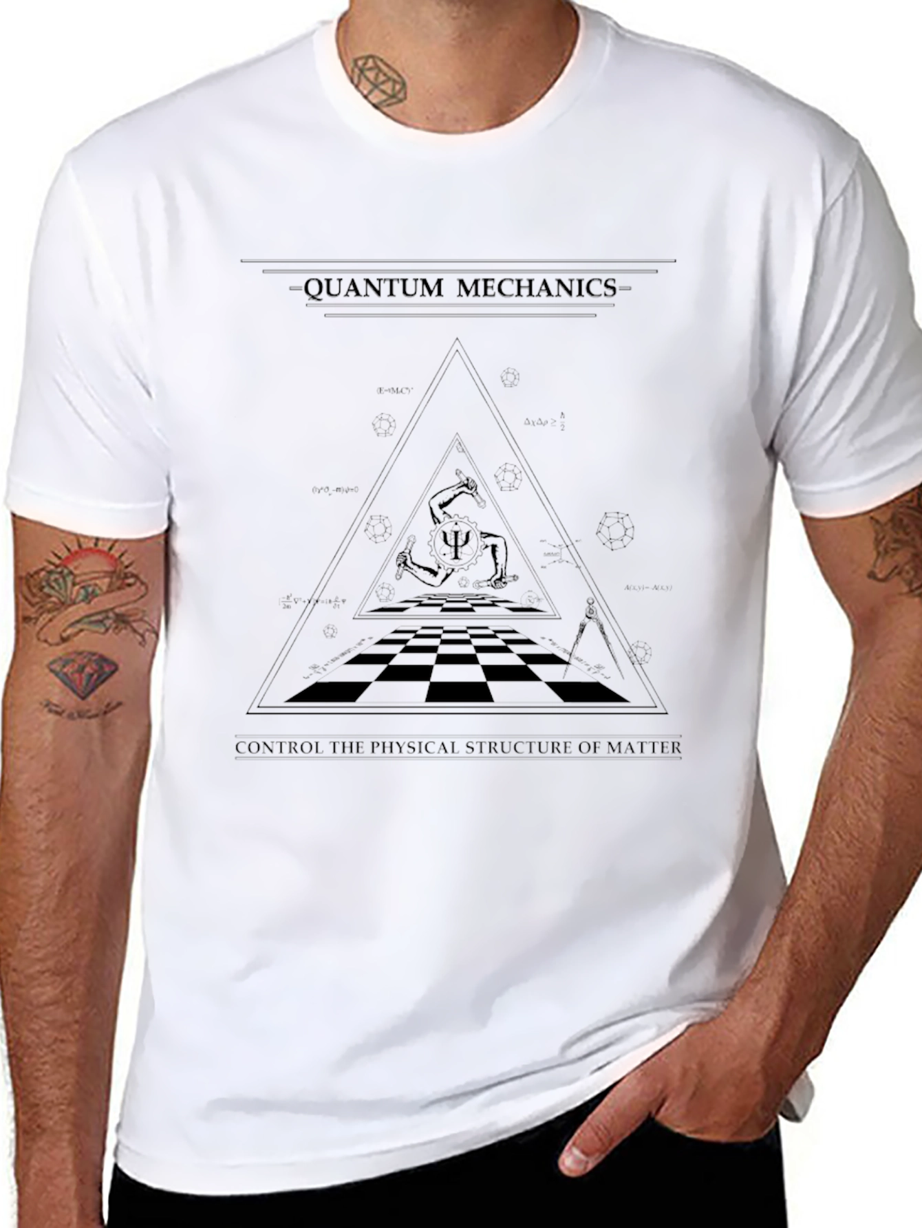 Quantum Mechanics T-Shirt: Control Structure of Matter