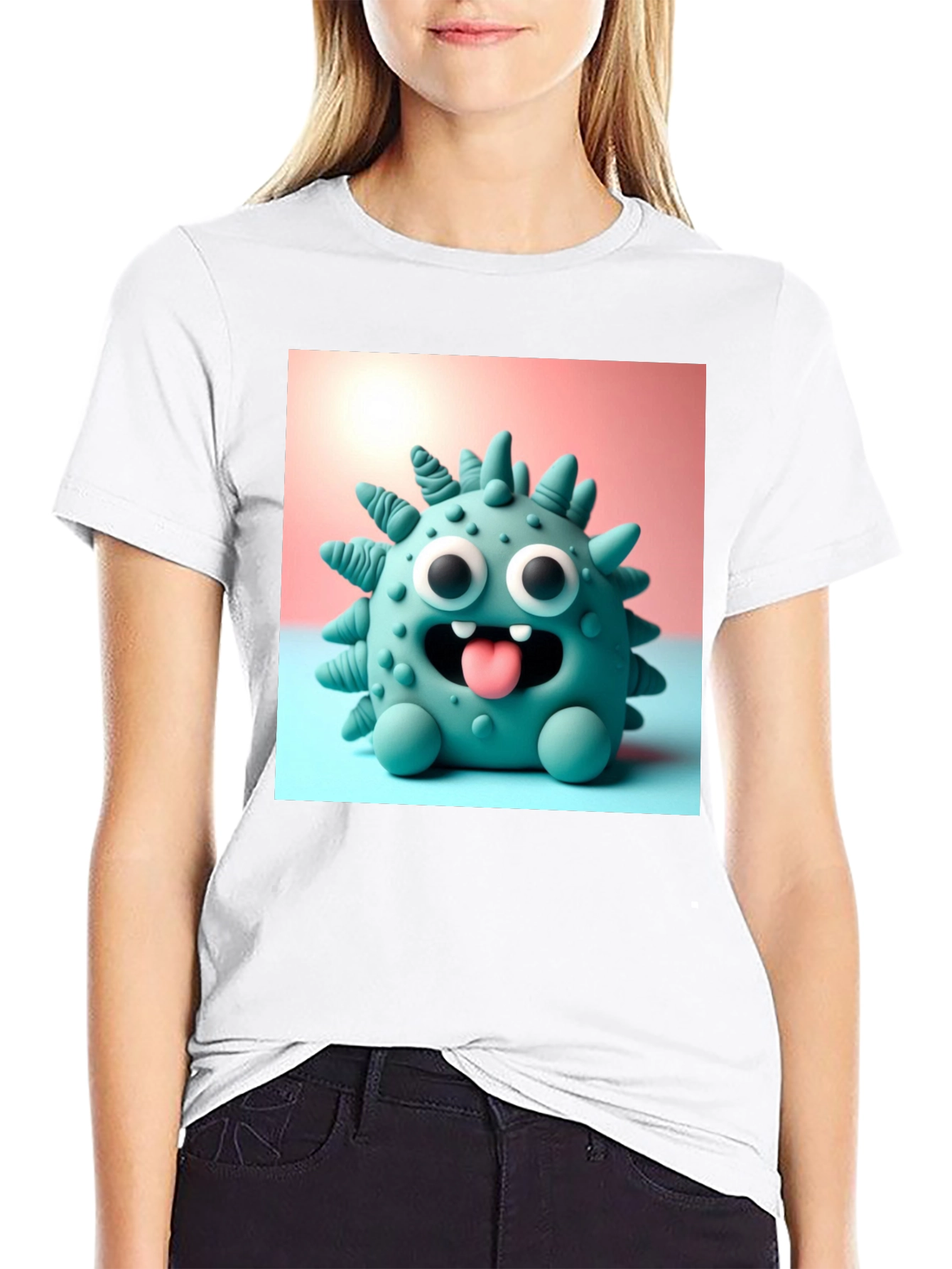 Funky Virus Cartoon T-Shirt