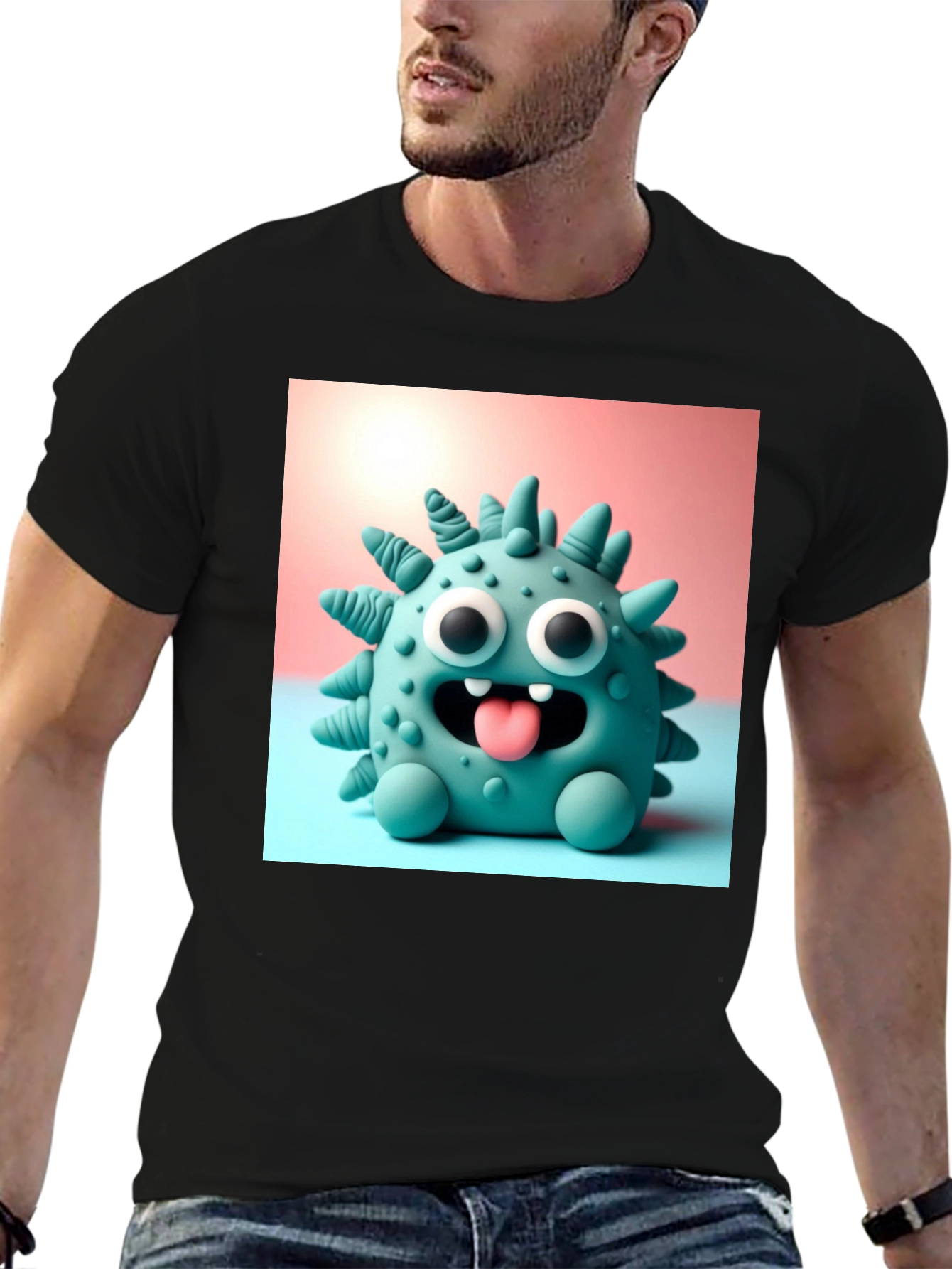 Funky Virus Cartoon T-Shirt