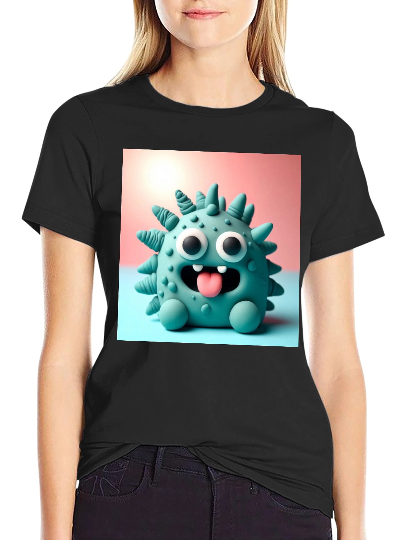 Funky Virus Cartoon T-Shirt