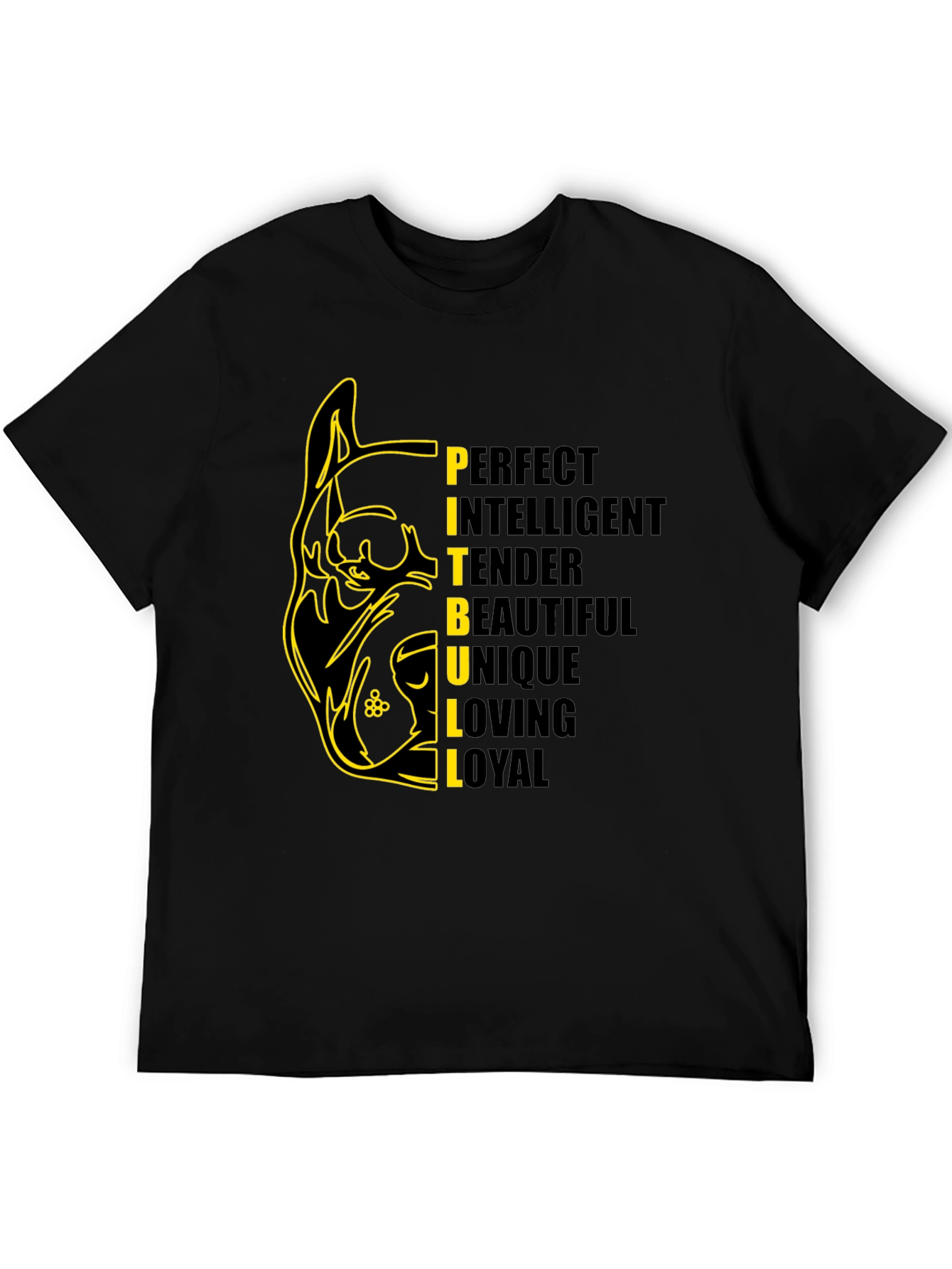 Pitbull Dog Breed T-Shirt - Perfect Intelligent Loyal