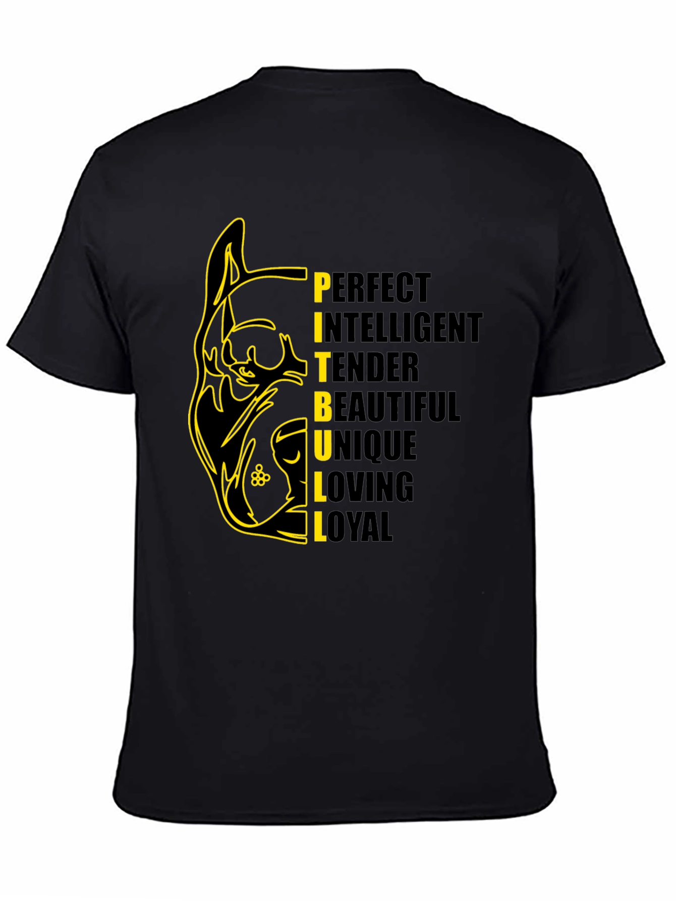 Pitbull Dog Breed T-Shirt - Perfect Intelligent Loyal
