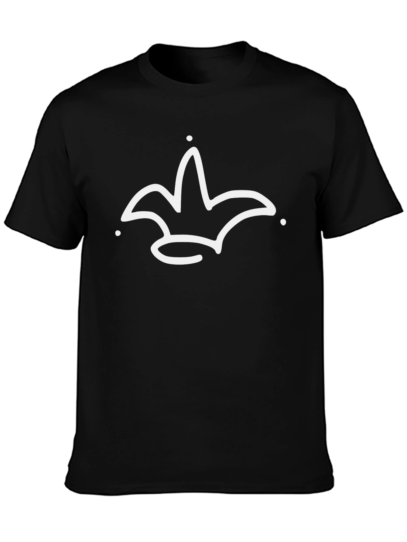 Crown Graphic Tee - Modern Minimalist Design