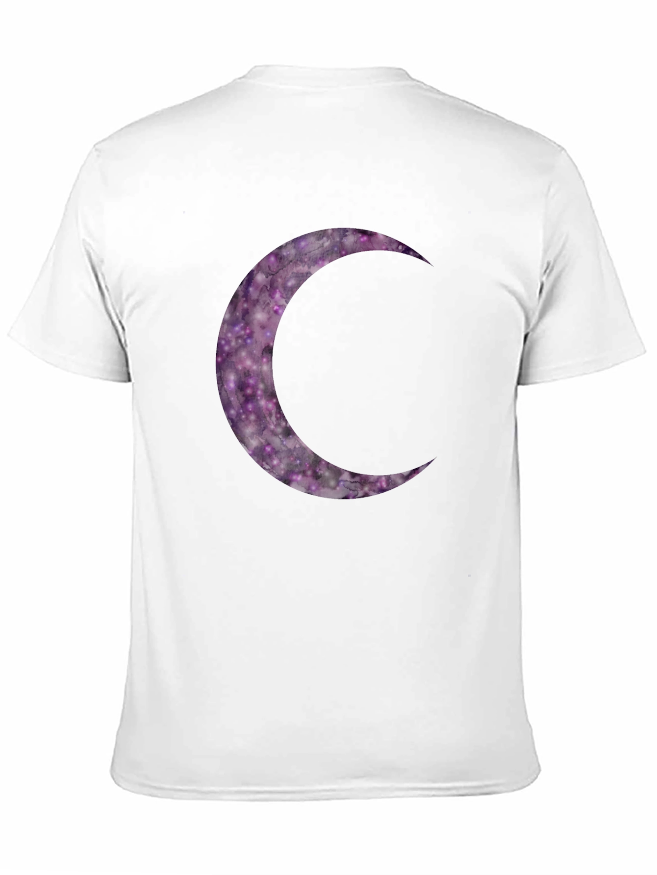 Galaxy Moon Graphic Tee - Stylish Black T-Shirt