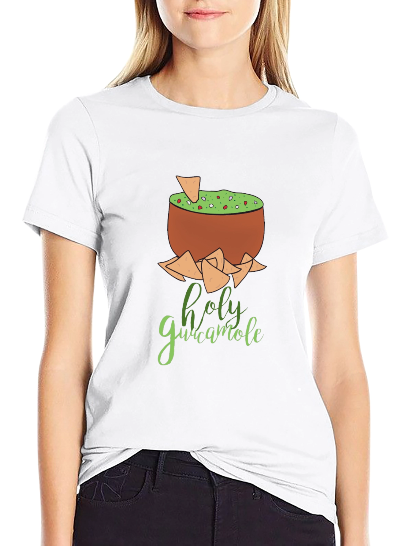 Holy Guacamole Graphic Tee - Foodie Fun