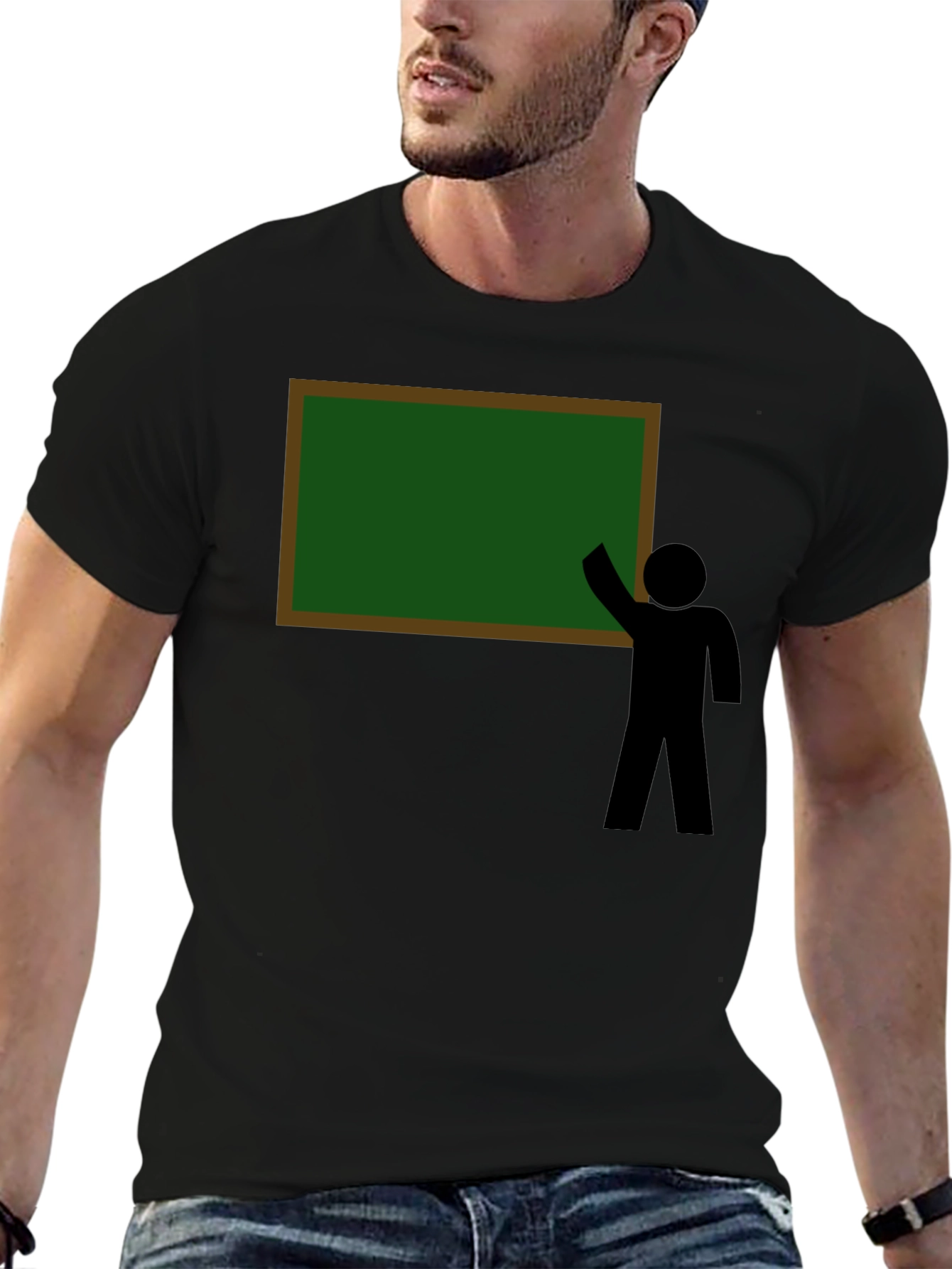 Teacher Stick Figure Graphic Tee