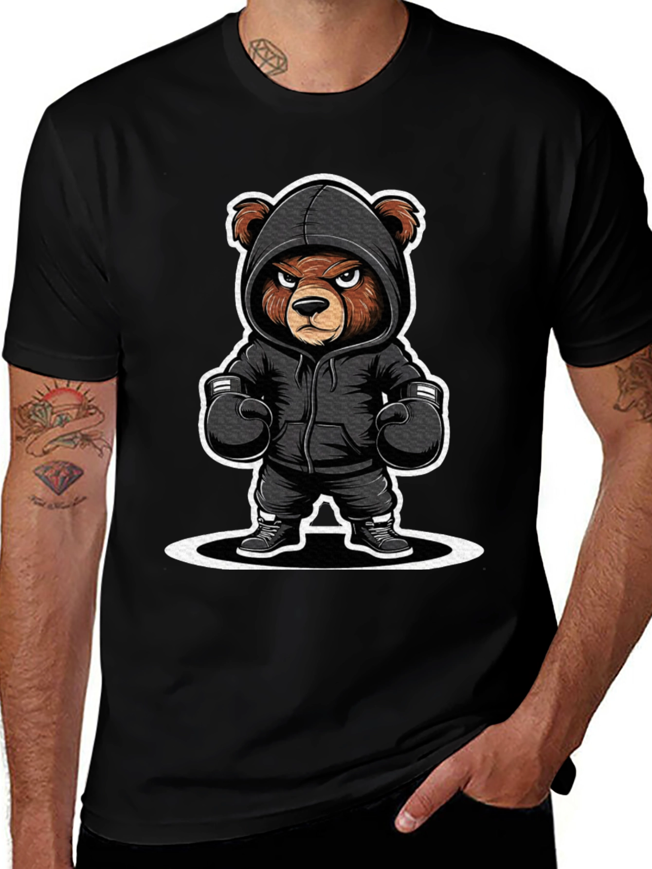 Boxer Bear T-Shirt - Graphic Tee