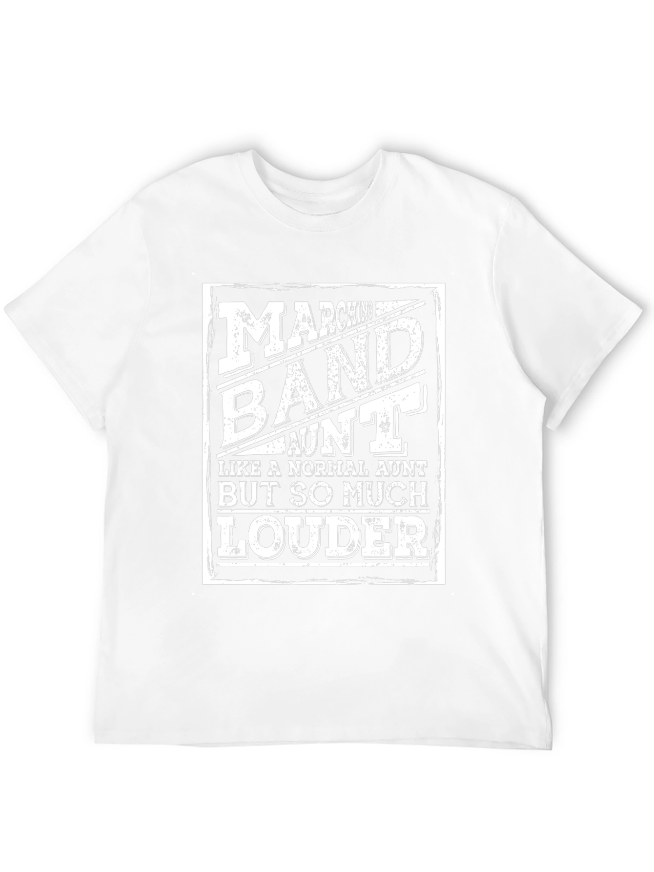 Marching Band Aunt T-Shirt Loud Aunt Tee