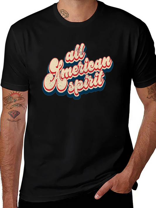 All American Spirit Graphic Tee - Black