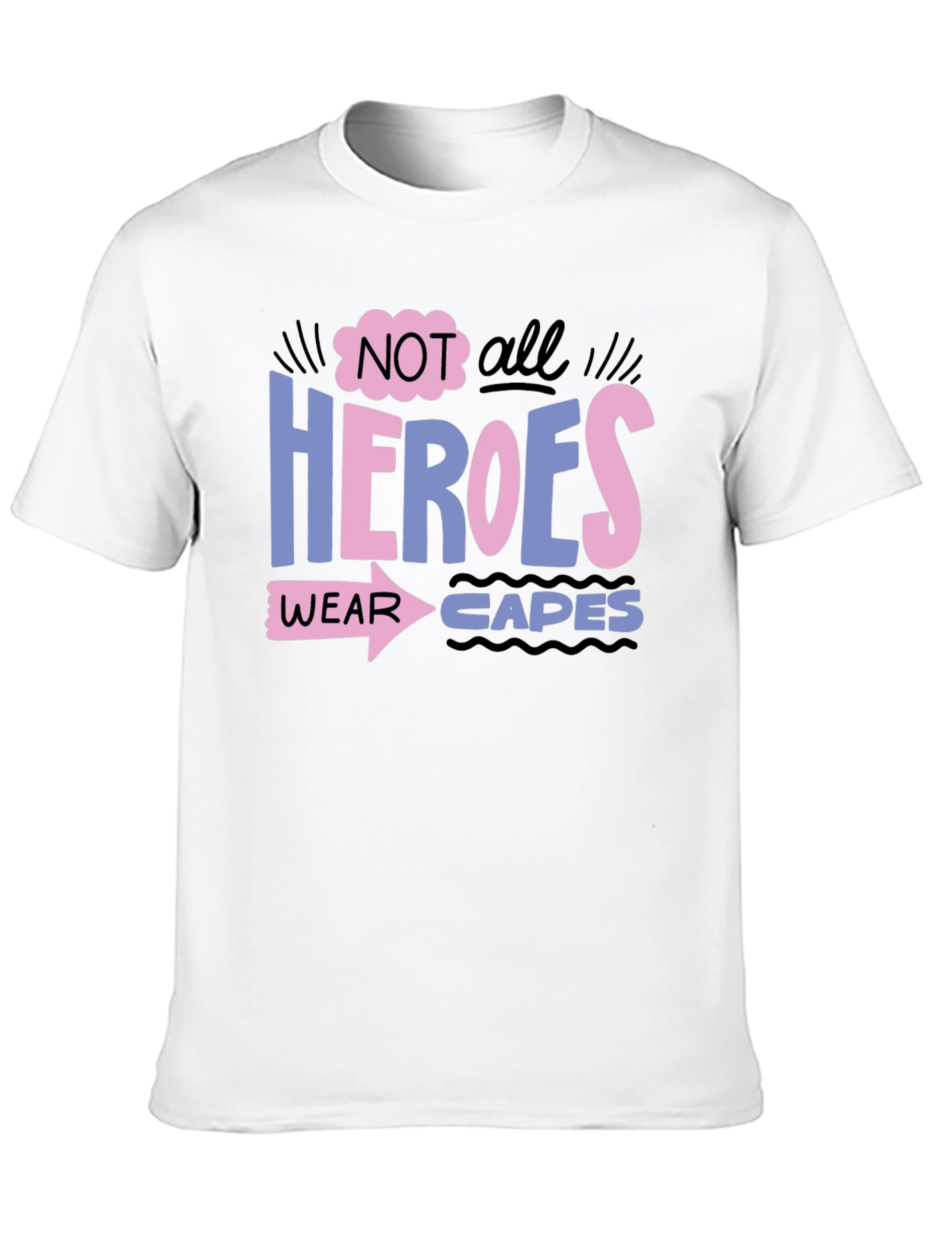 Heroes Wear Capes Graphic Tee