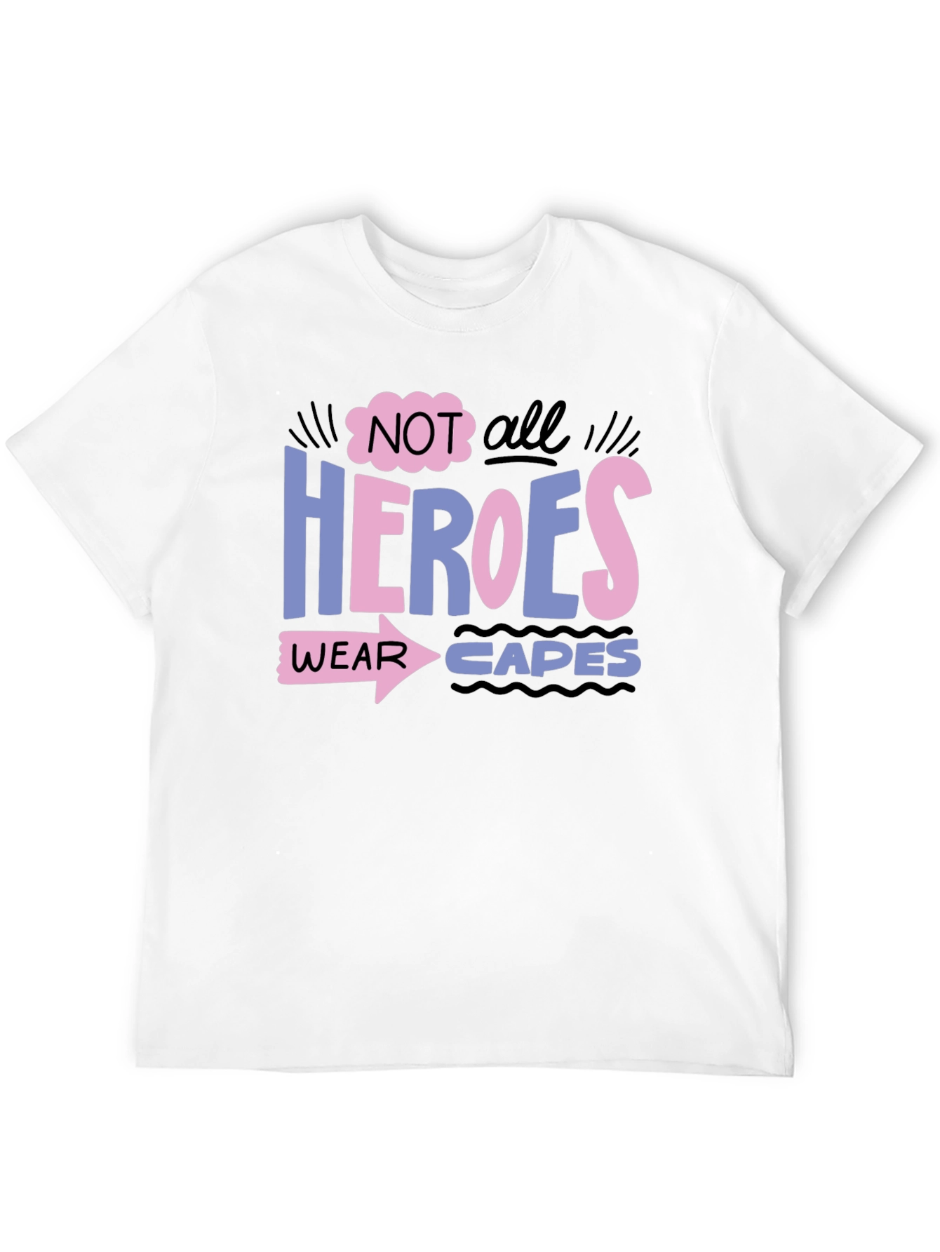 Heroes Wear Capes Graphic Tee