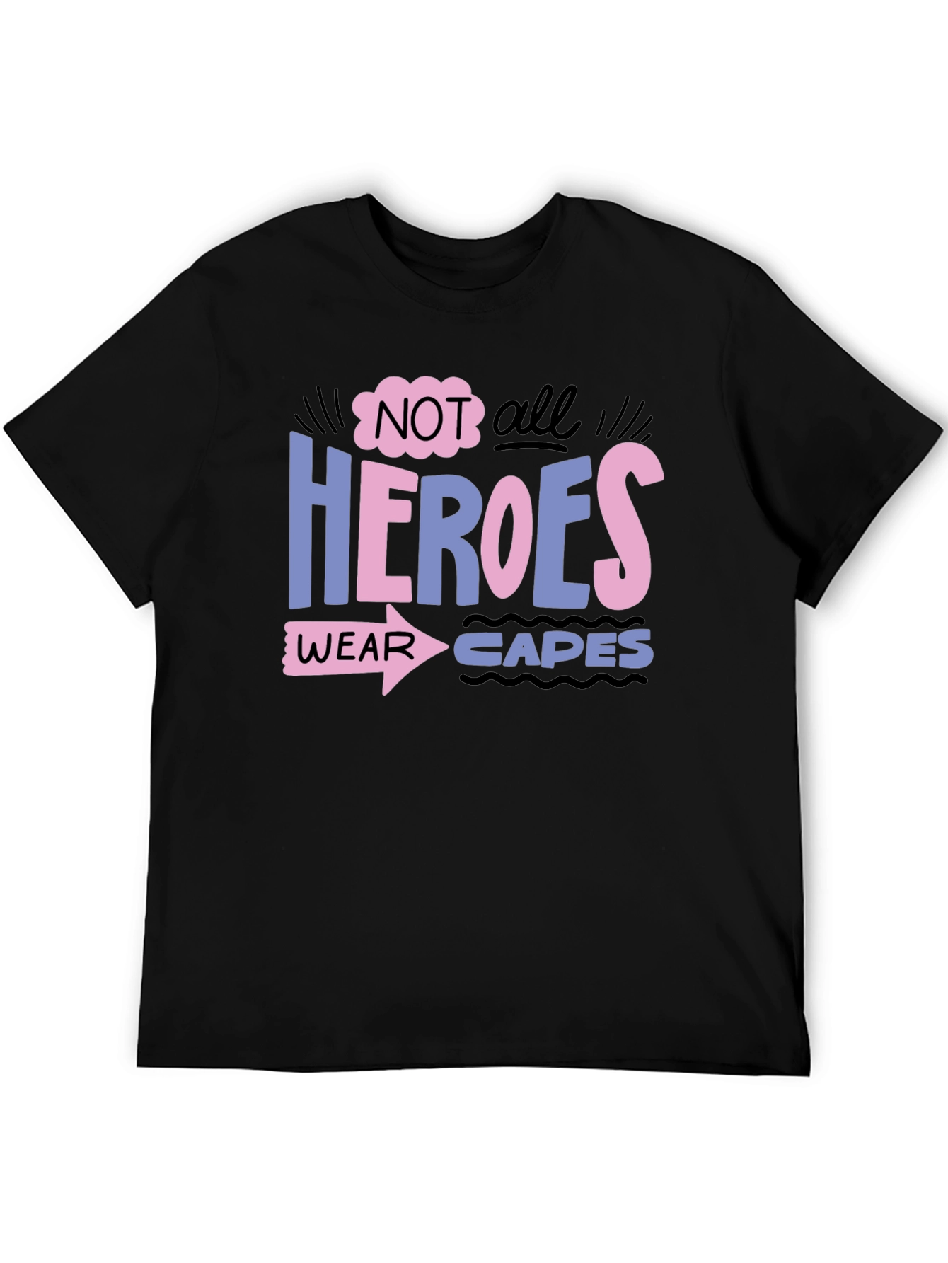 Heroes Wear Capes Graphic Tee