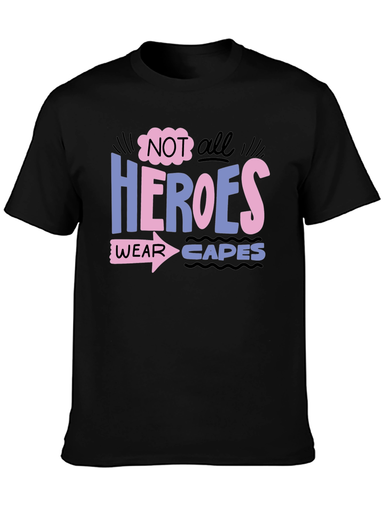 Heroes Wear Capes Graphic Tee