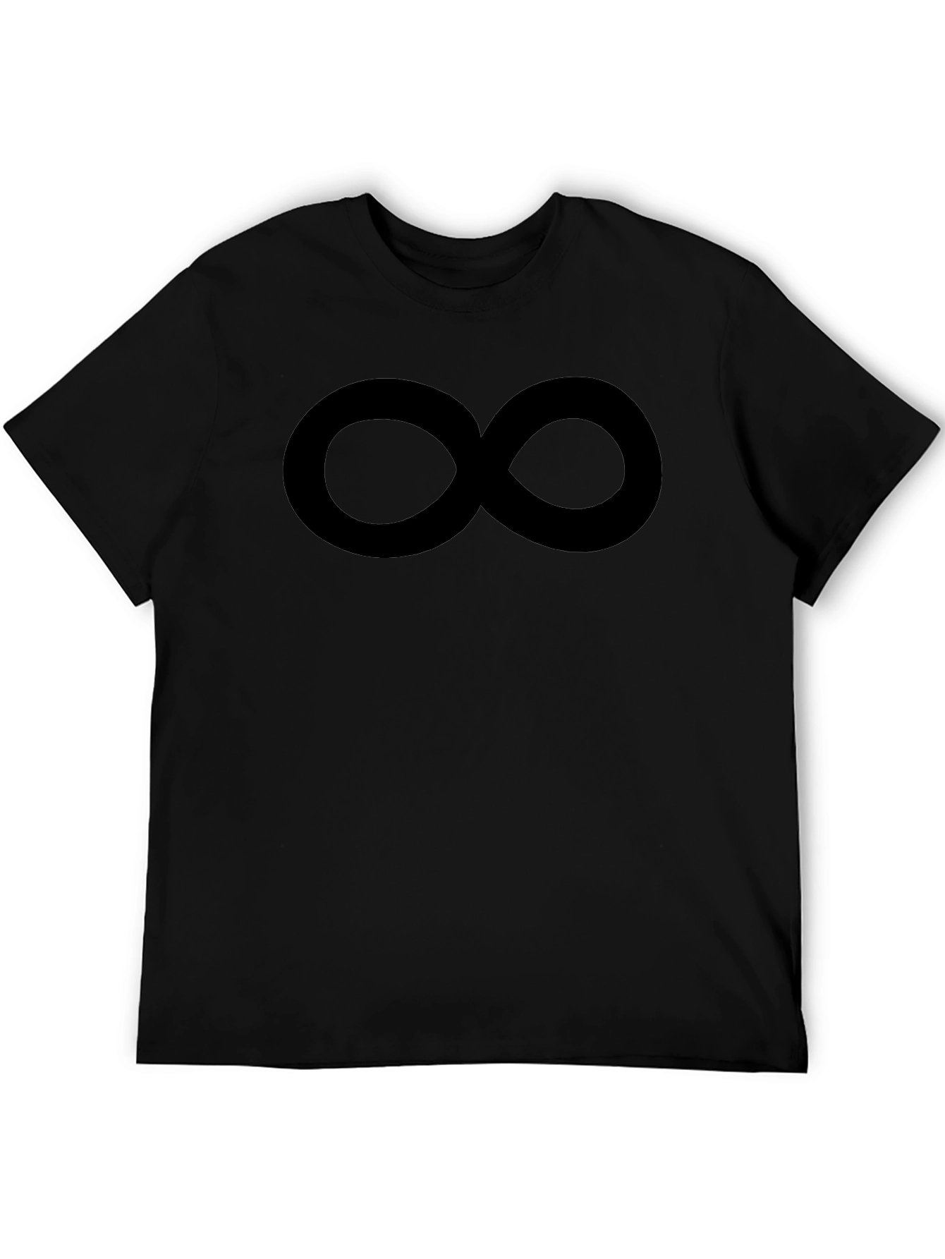 Infinity Symbol Black T-Shirt