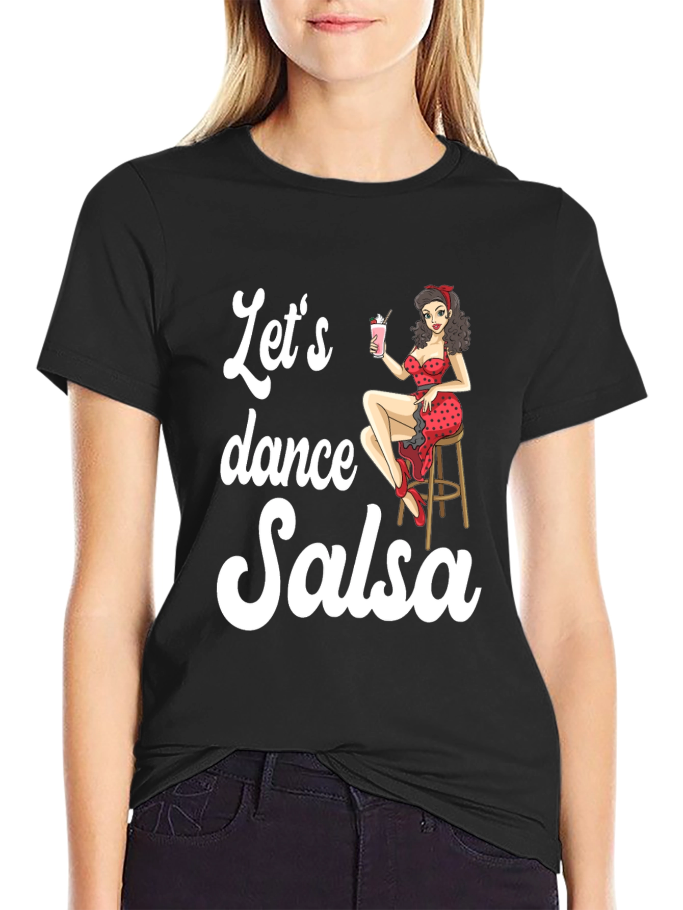 Lets Dance Salsa Graphic Tee