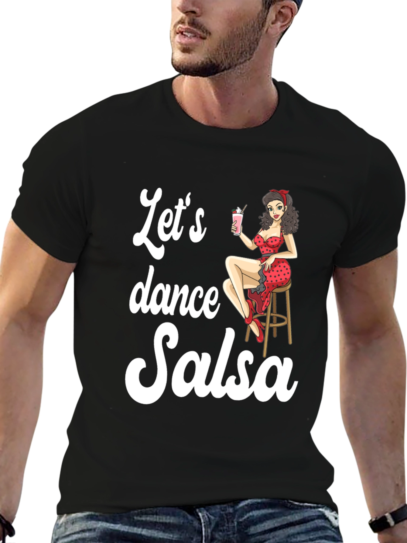 Lets Dance Salsa Graphic Tee