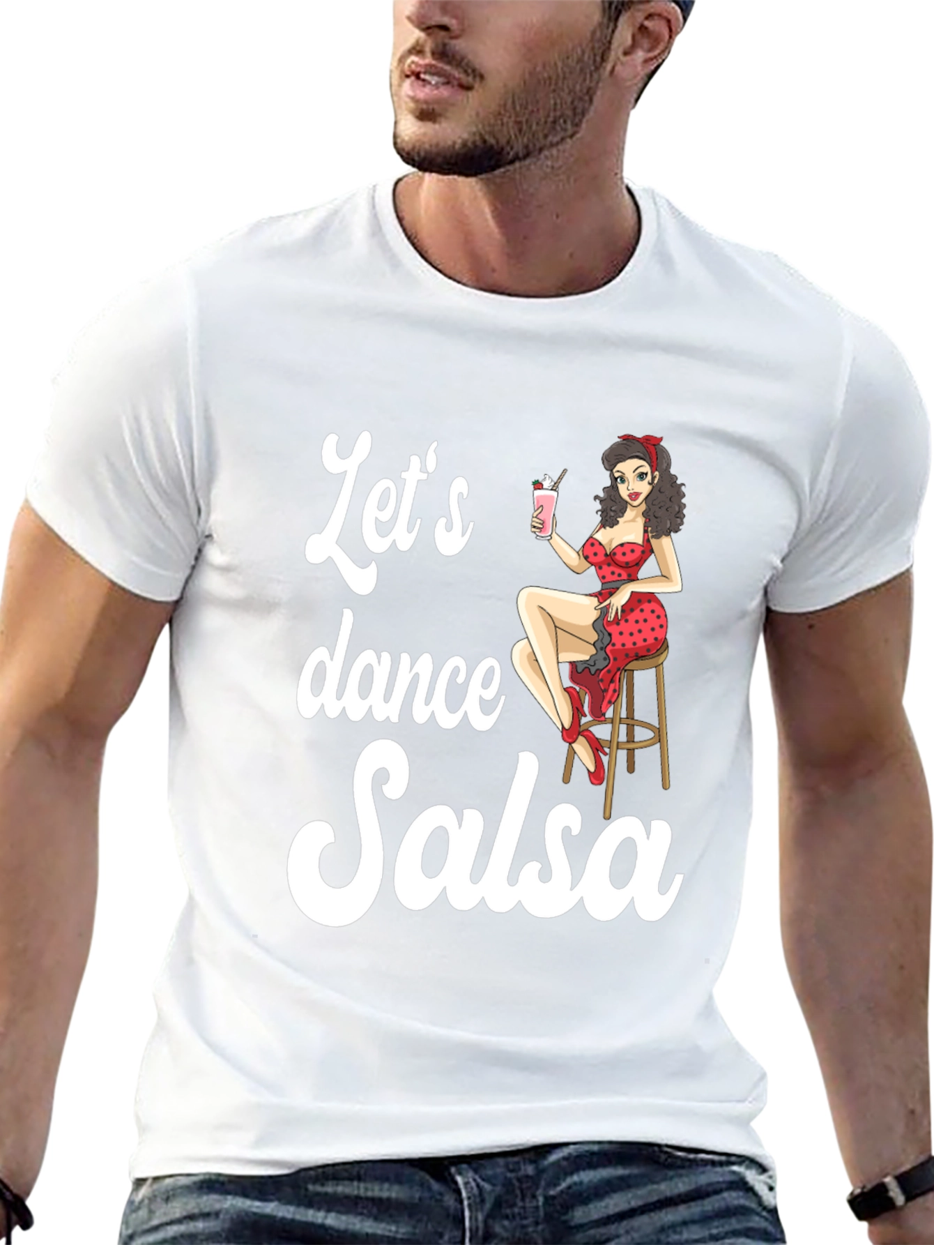 Lets Dance Salsa Graphic Tee