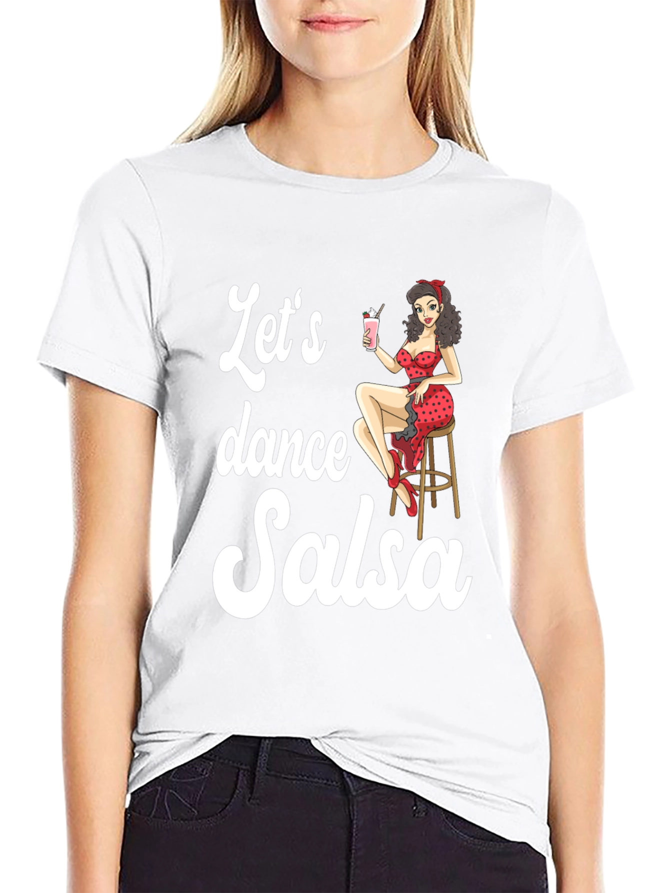 Lets Dance Salsa Graphic Tee