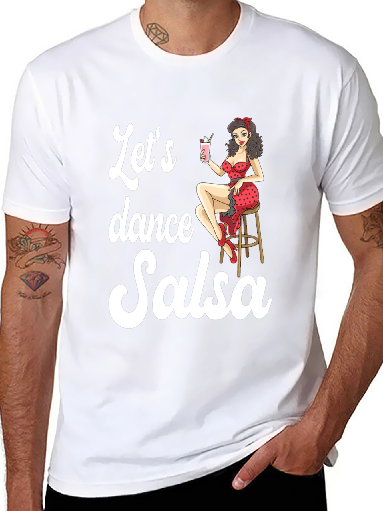 Lets Dance Salsa Graphic Tee