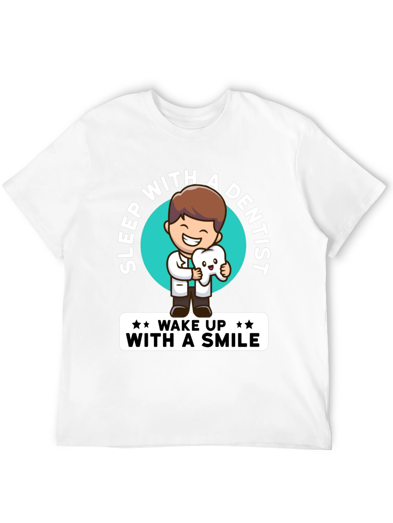 Sleep With a Dentist Black Graphic Tee