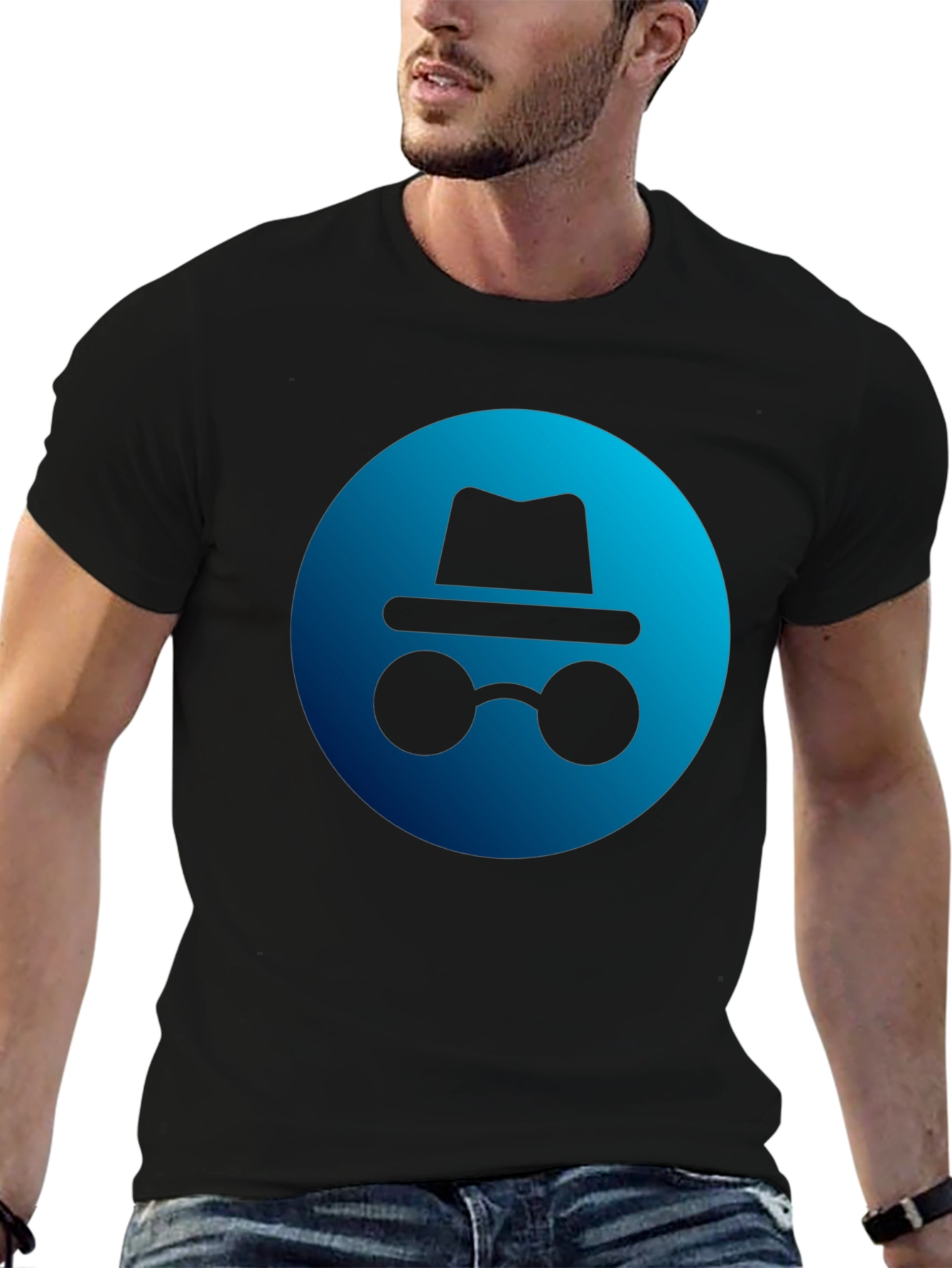 Incognito Mode T-Shirt - Privacy Symbol Tee