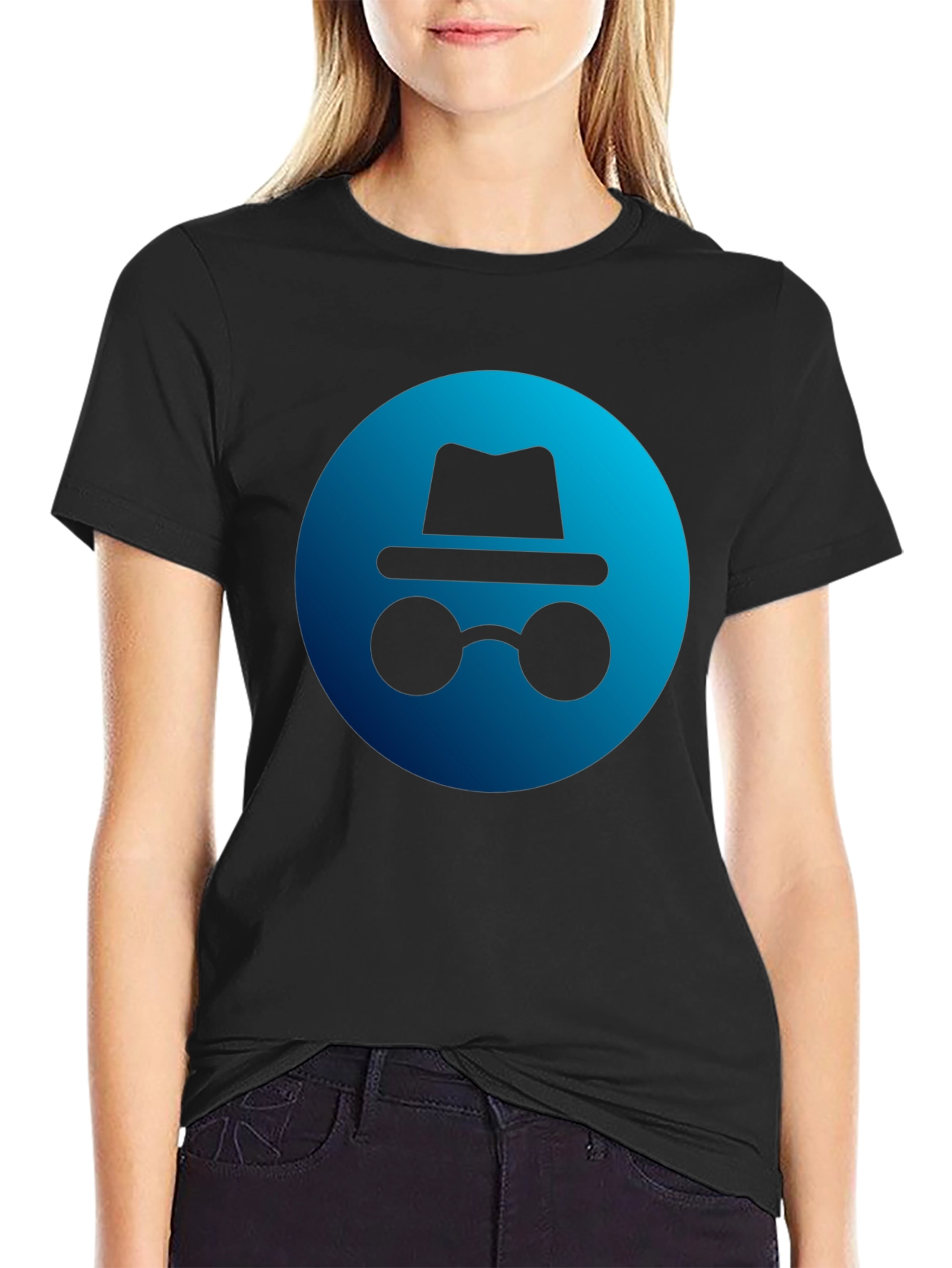 Incognito Mode T-Shirt - Privacy Symbol Tee