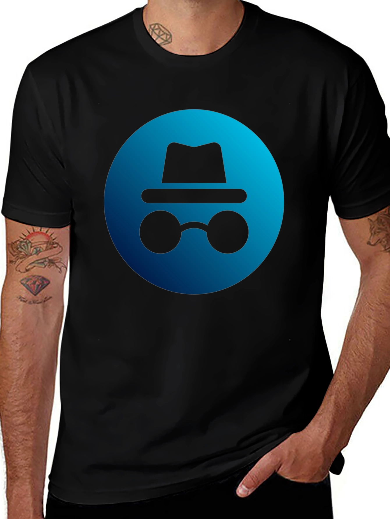 Incognito Mode T-Shirt - Privacy Symbol Tee