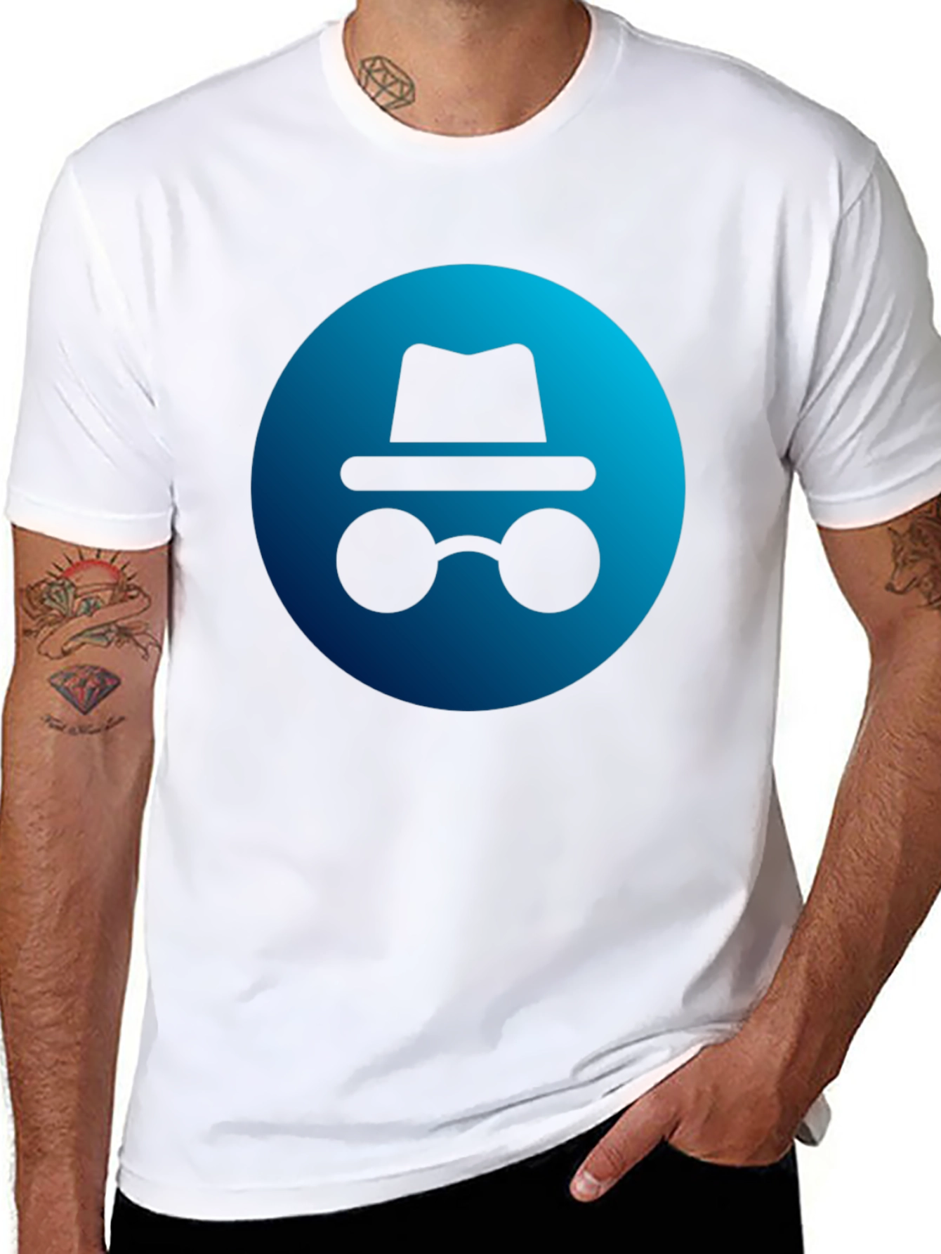 Incognito Mode T-Shirt - Privacy Symbol Tee