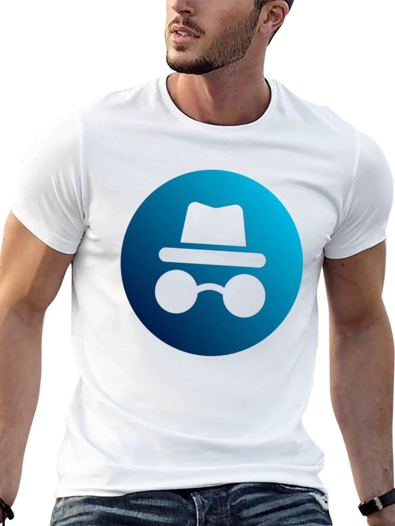Incognito Mode T-Shirt - Privacy Symbol Tee