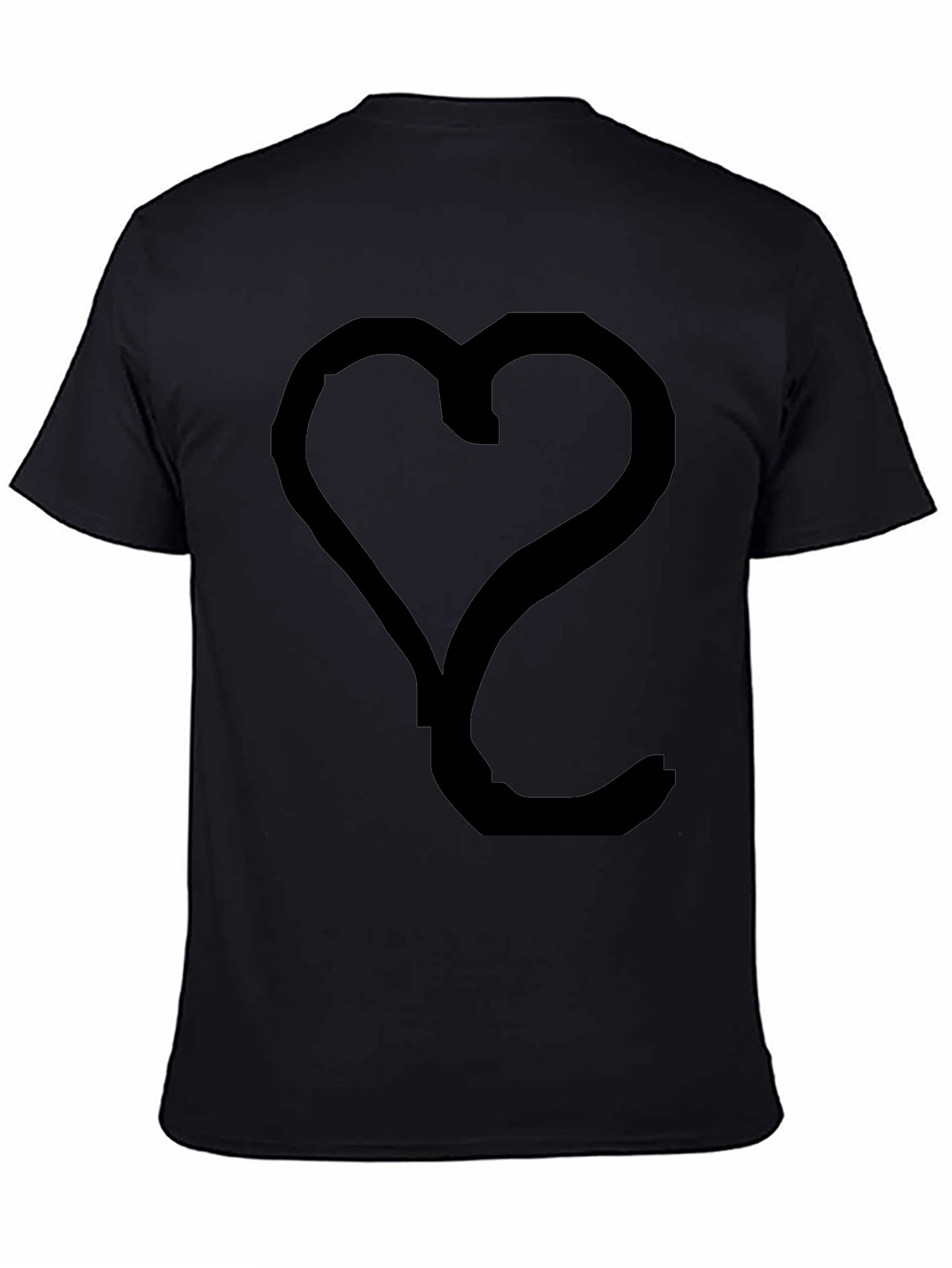 Heart Shape T-Shirt - Modern Style