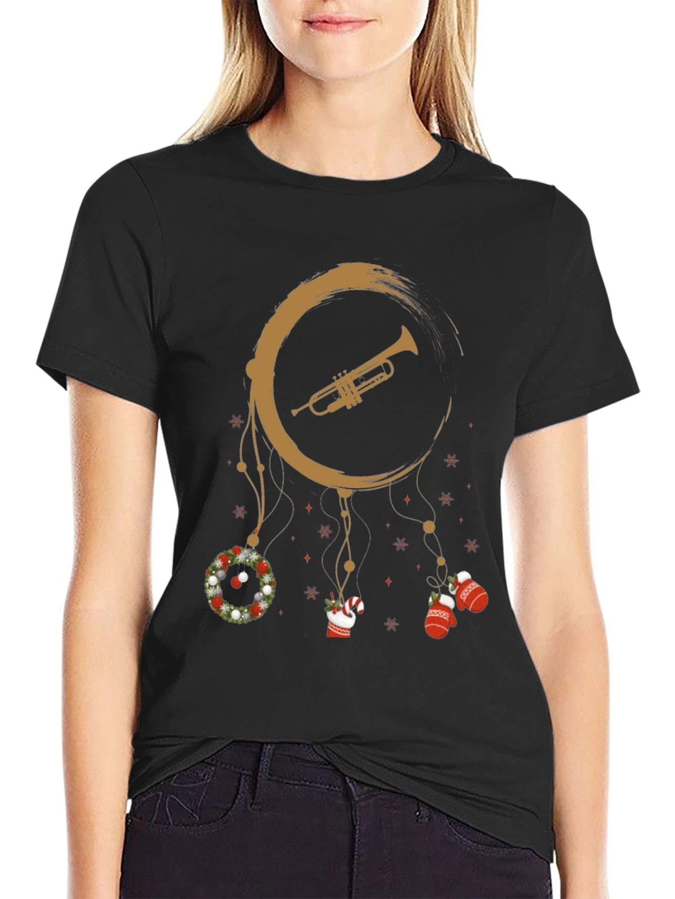 Festive Trumpet Dreamcatcher T-Shirt