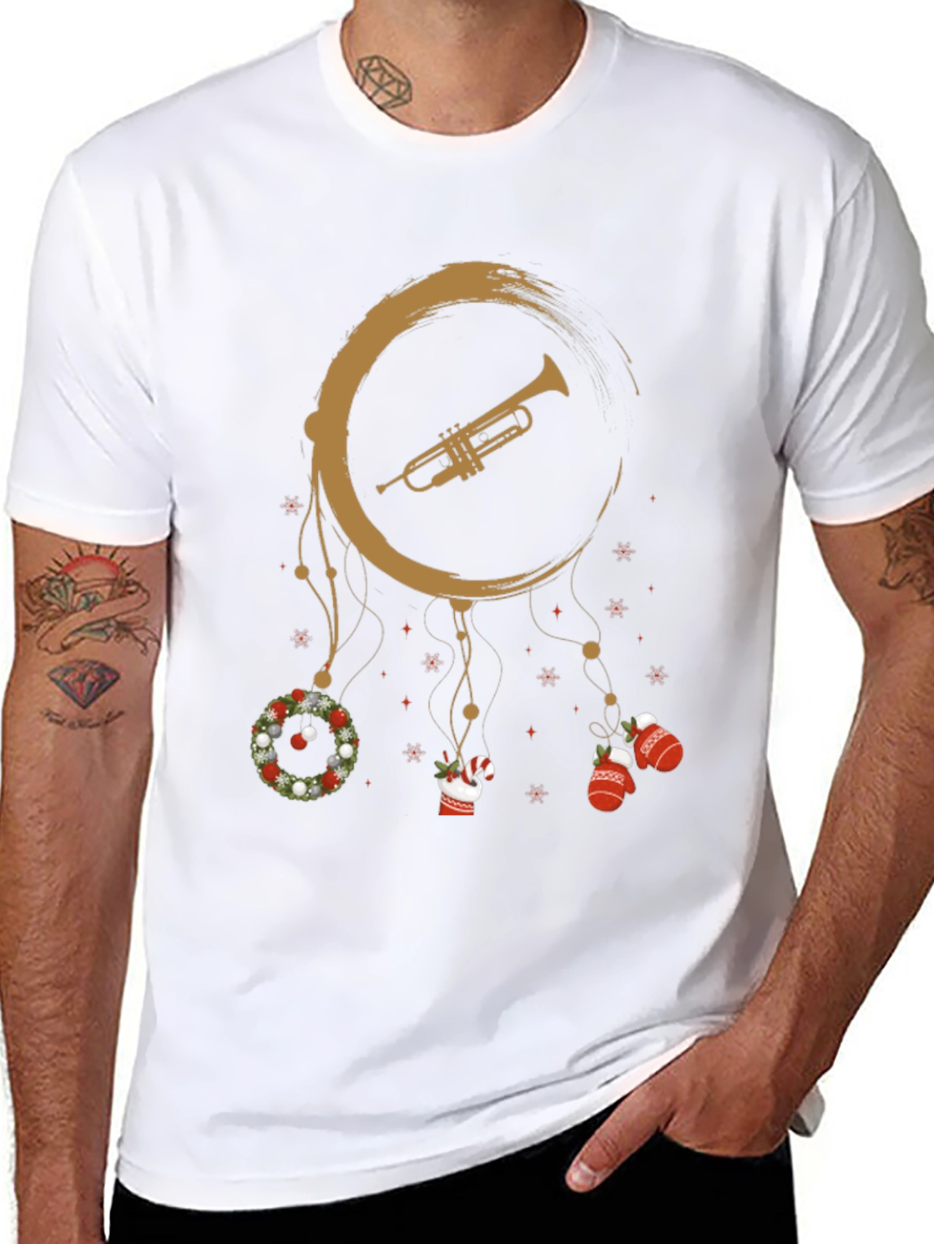 Festive Trumpet Dreamcatcher T-Shirt