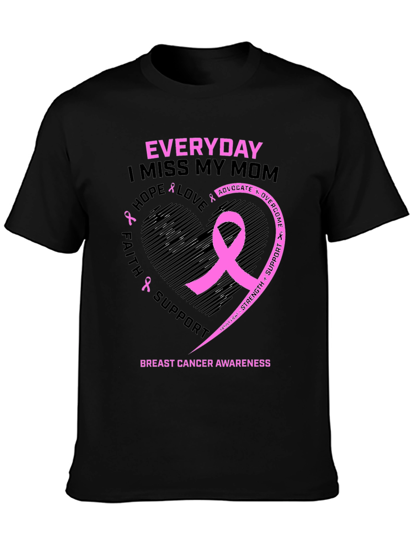 Breast Cancer Awareness Everyday I Miss My Mom T-Shirt