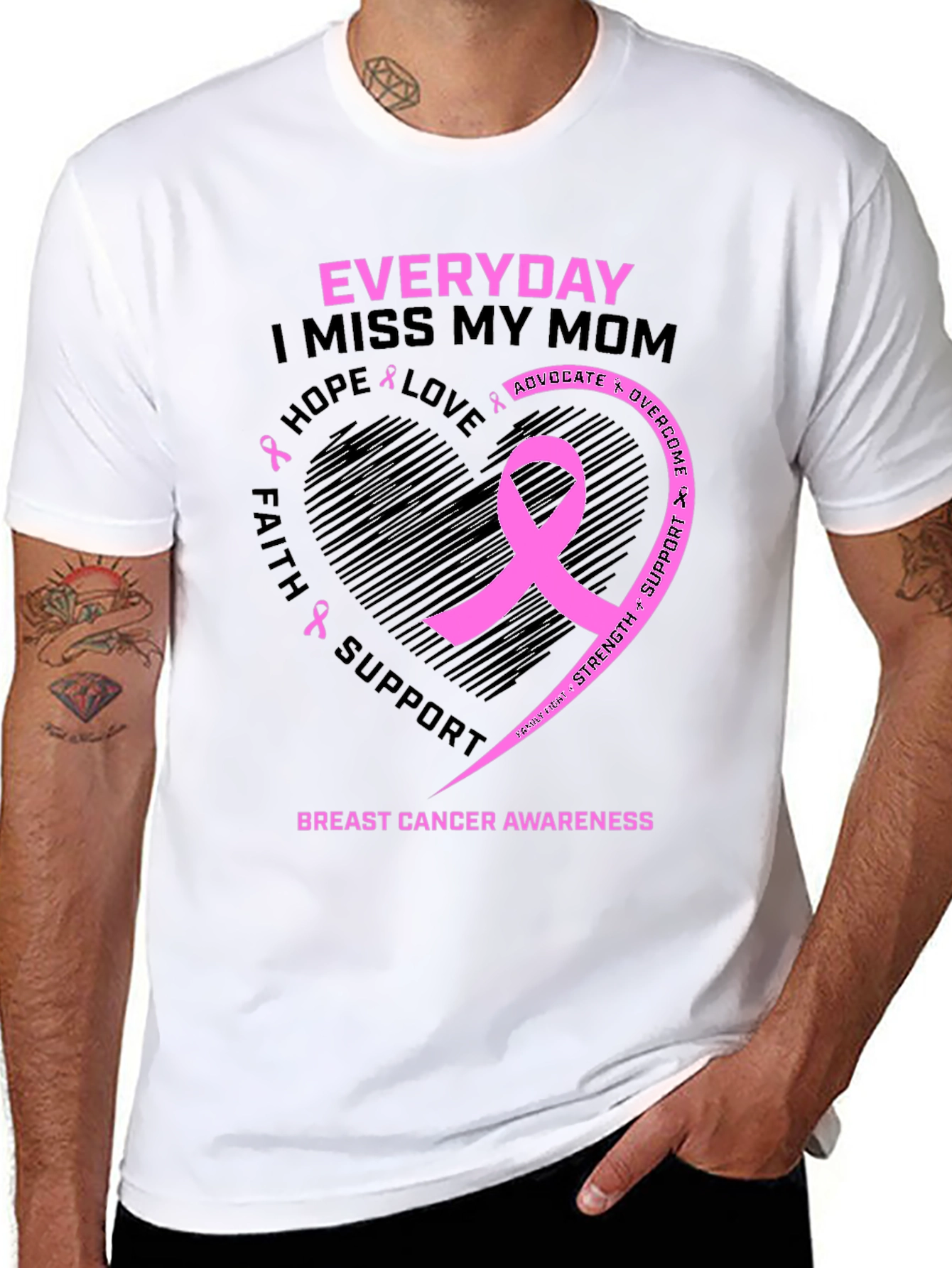 Breast Cancer Awareness Everyday I Miss My Mom T-Shirt