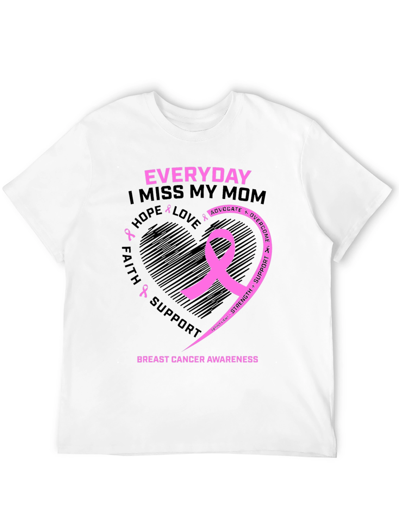 Breast Cancer Awareness Everyday I Miss My Mom T-Shirt