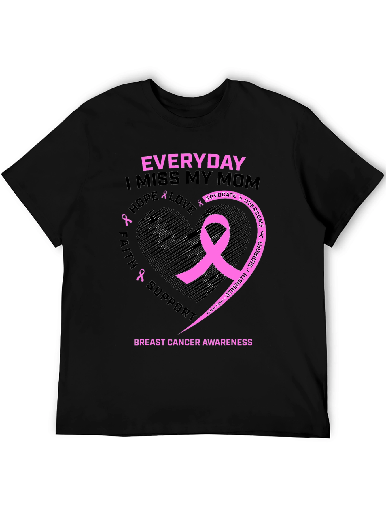 Breast Cancer Awareness Everyday I Miss My Mom T-Shirt