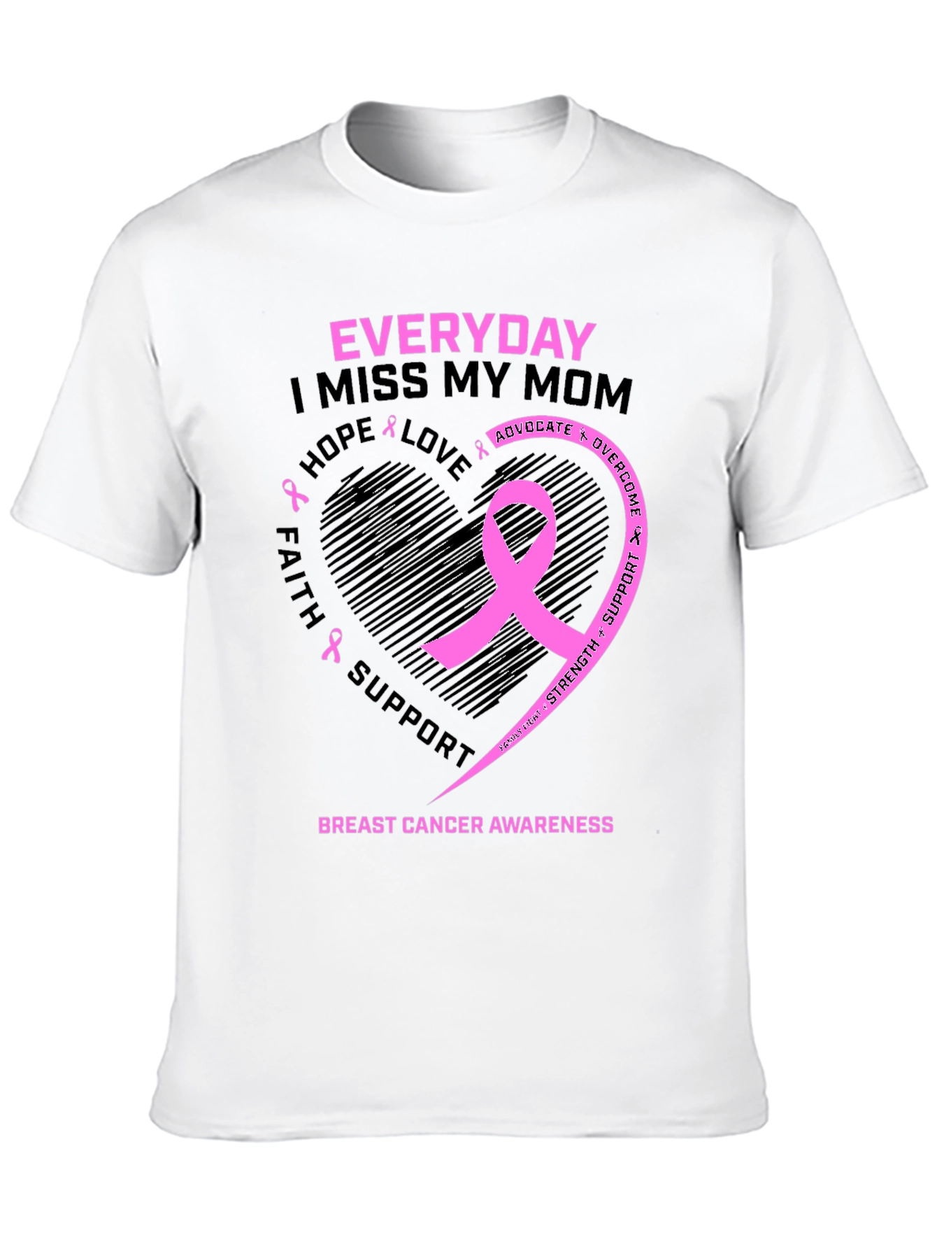 Breast Cancer Awareness Everyday I Miss My Mom T-Shirt