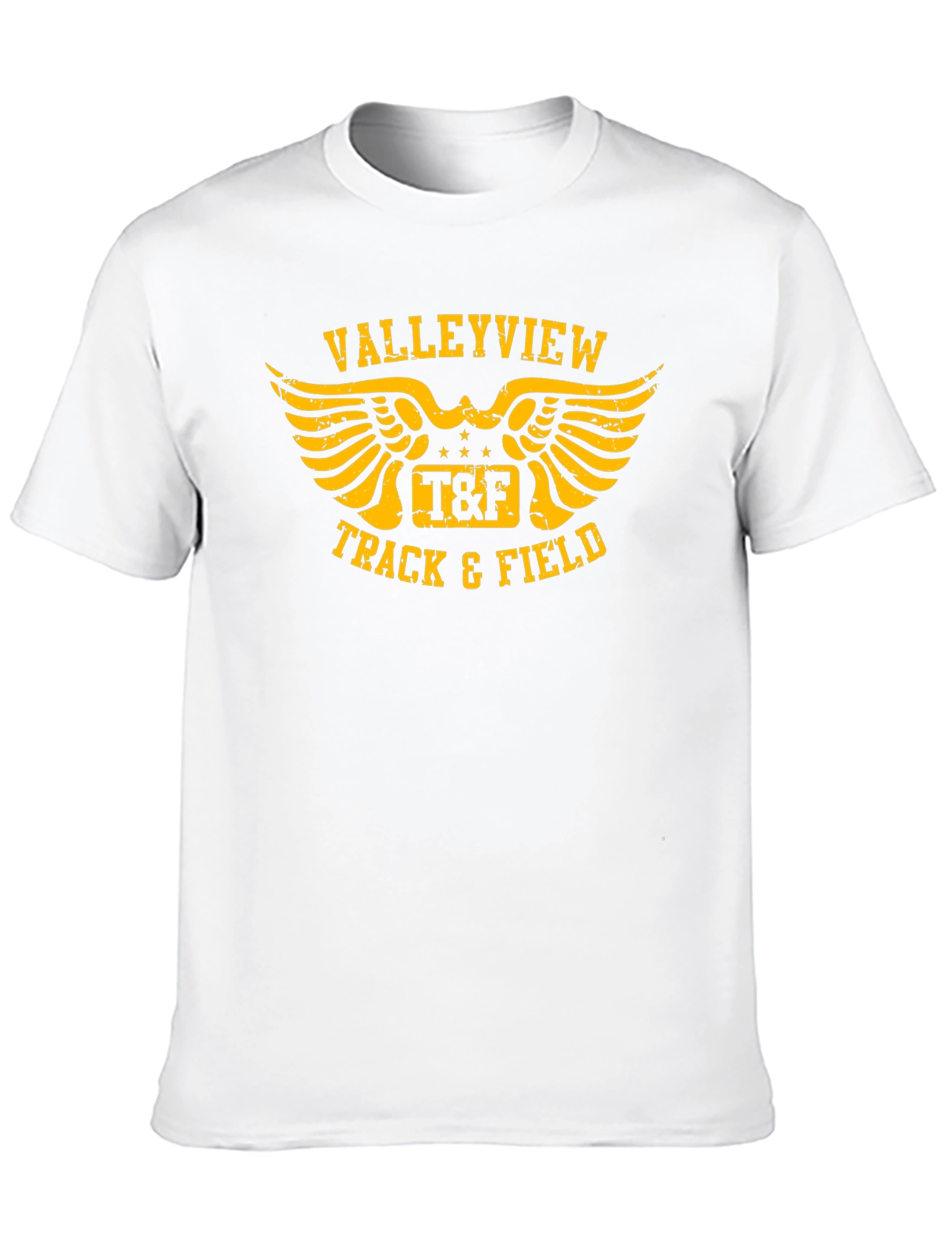Valleyview Track & Field Black Graphic T-Shirt