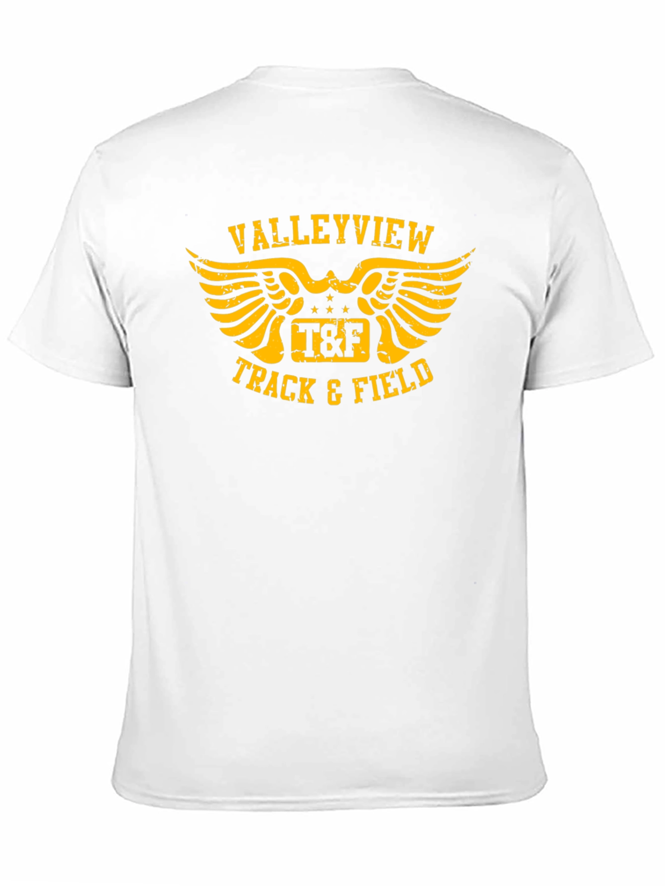 Valleyview Track & Field Black Graphic T-Shirt
