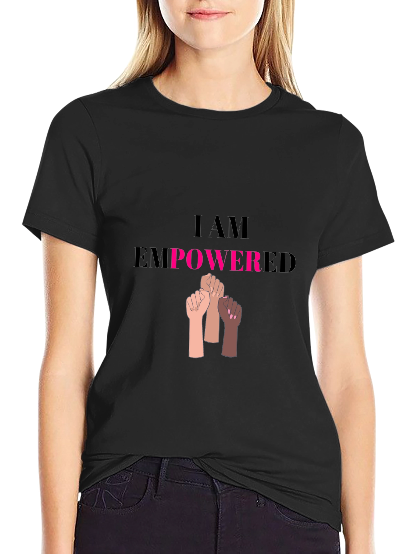 Empowered Womens Fist T-Shirt