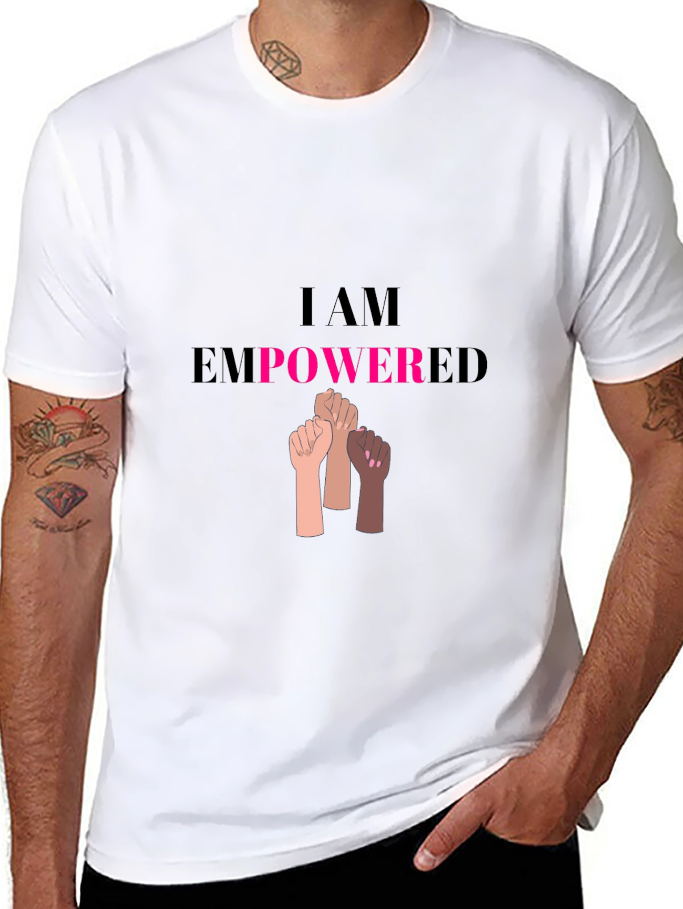 Empowered Womens Fist T-Shirt