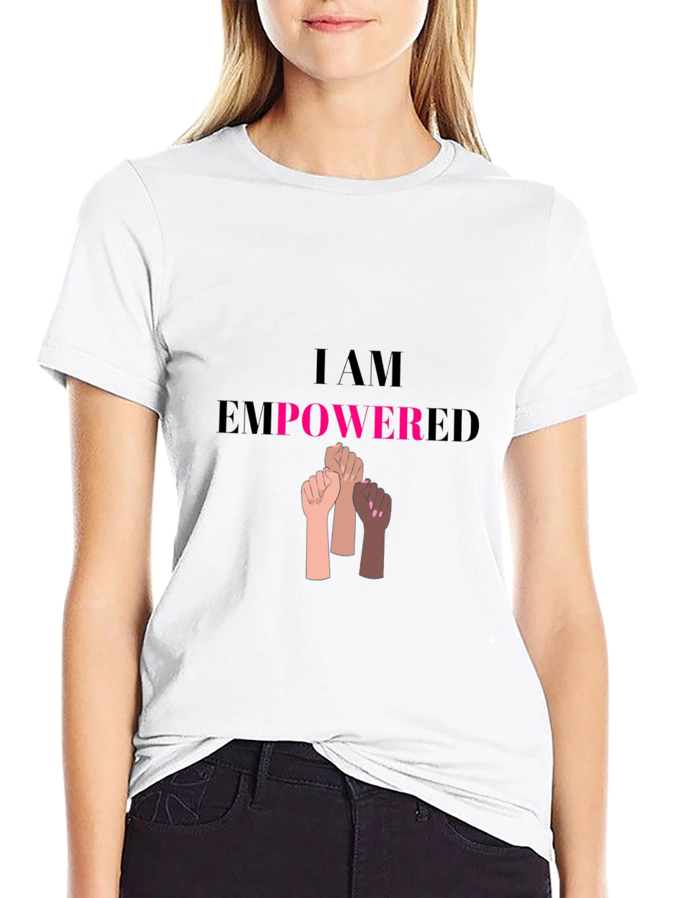 Empowered Womens Fist T-Shirt