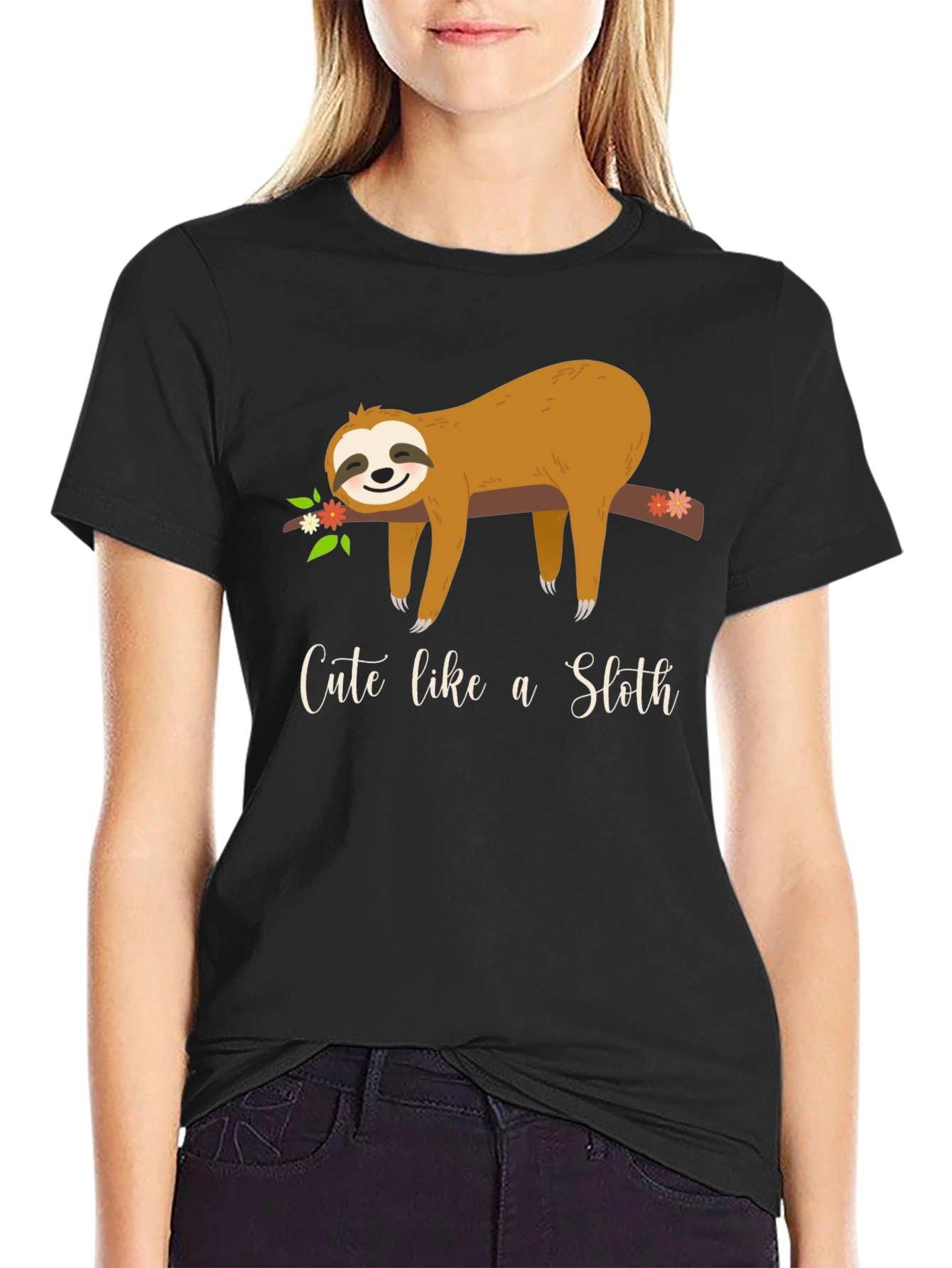 Cute Sloth Graphic Tee - Unisex Casual Shirt