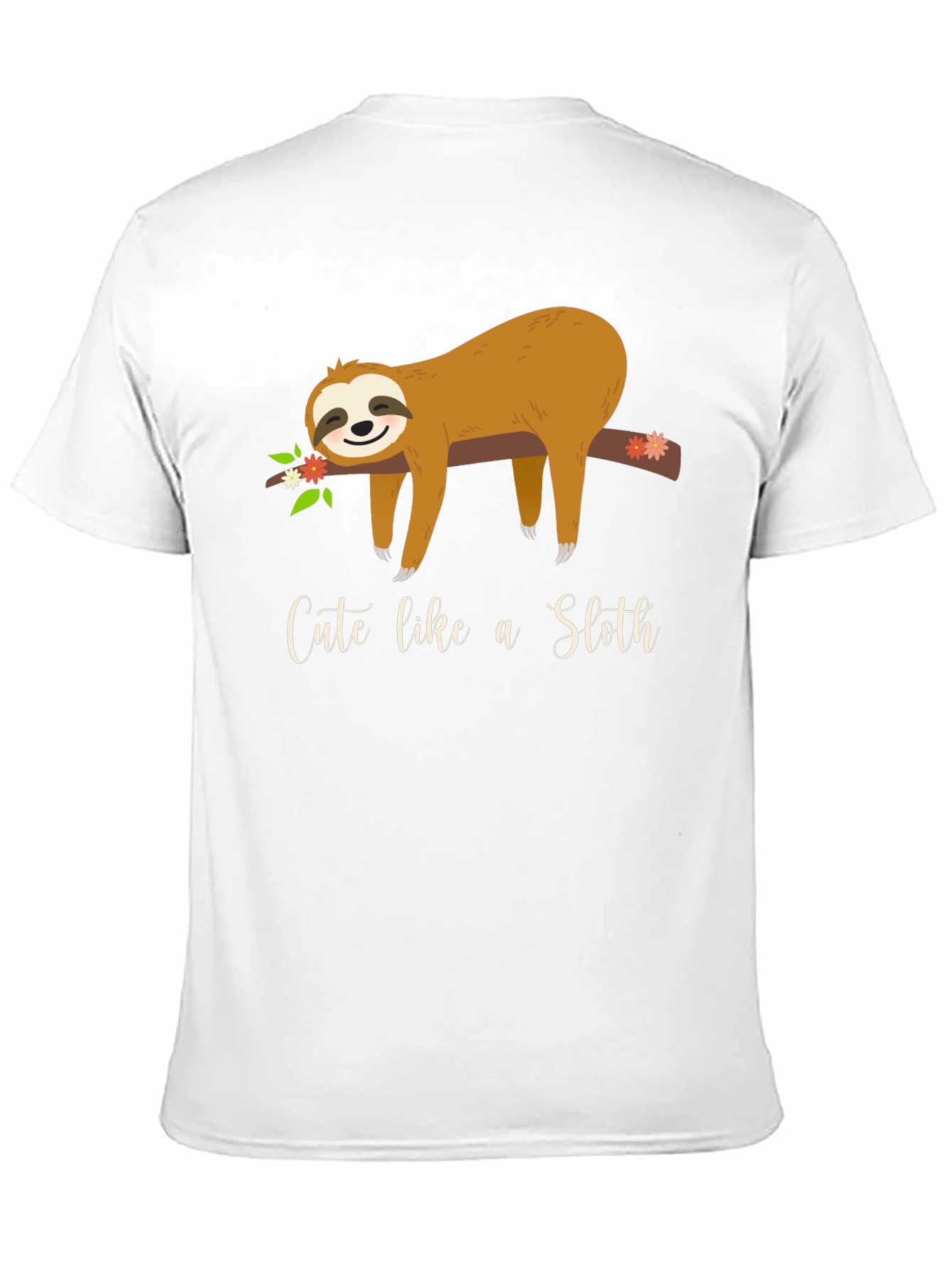 Cute Sloth Graphic Tee - Unisex Casual Shirt
